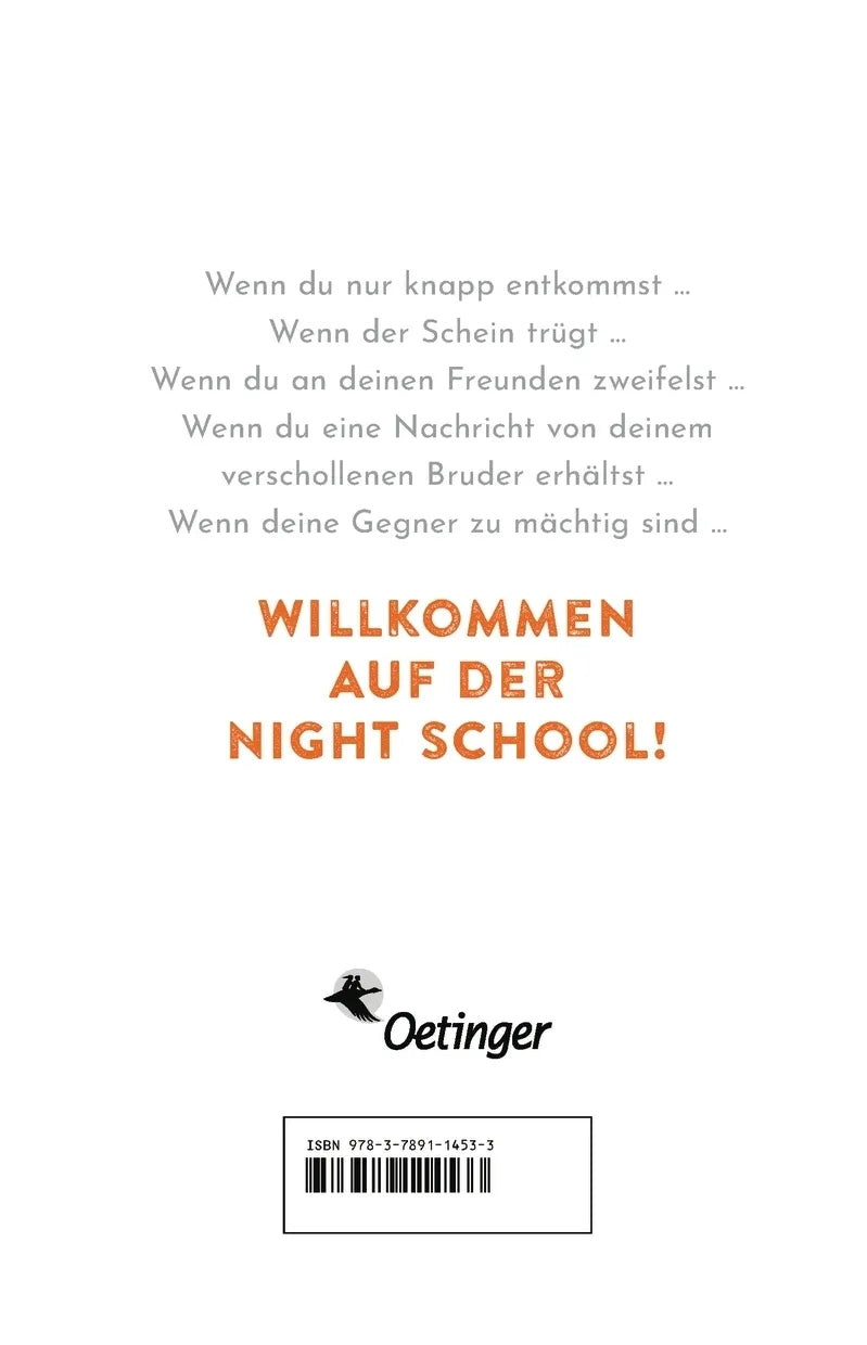 Rückseite: Night School 2. Der den Zweifel sät (Taschenbuch)