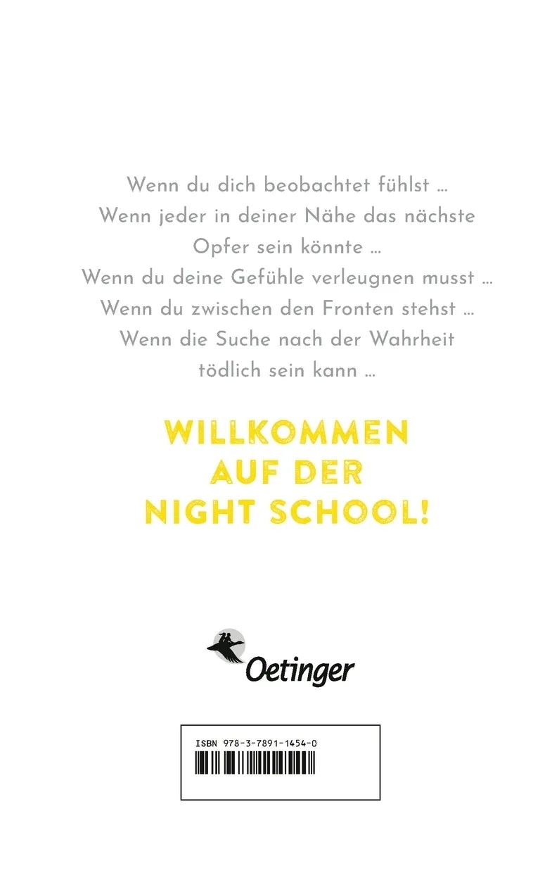 Rückseite: Night School 3. Denn Wahrheit musst du suchen (Taschenbuch)