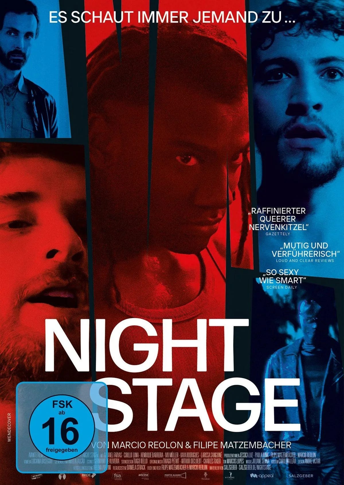 DVD-Cover: Night Stage. Regie: Marcio Reolon