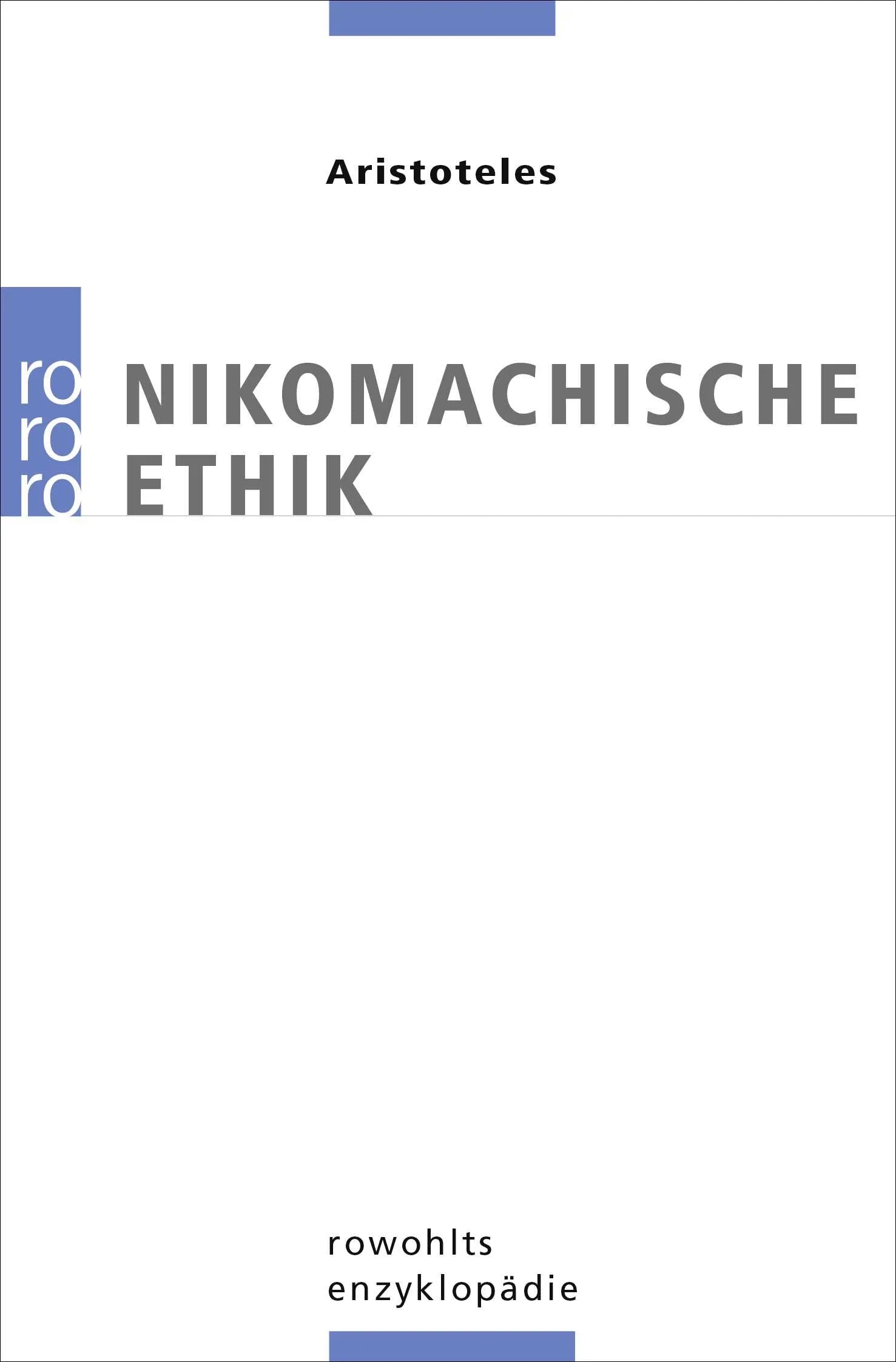 Buchcover von 'Nikomachische Ethik' - Taschenbuch von Aristoteles