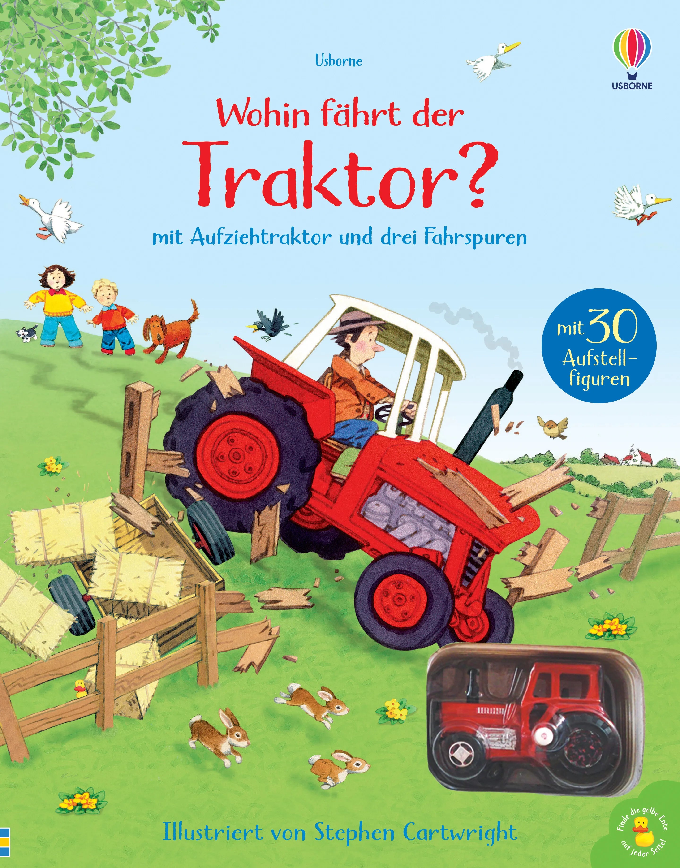 Buchcover von 'Nina und Jan - Wohin fährt der Traktor?' - Gebundene Ausgabe von Gillian Doherty