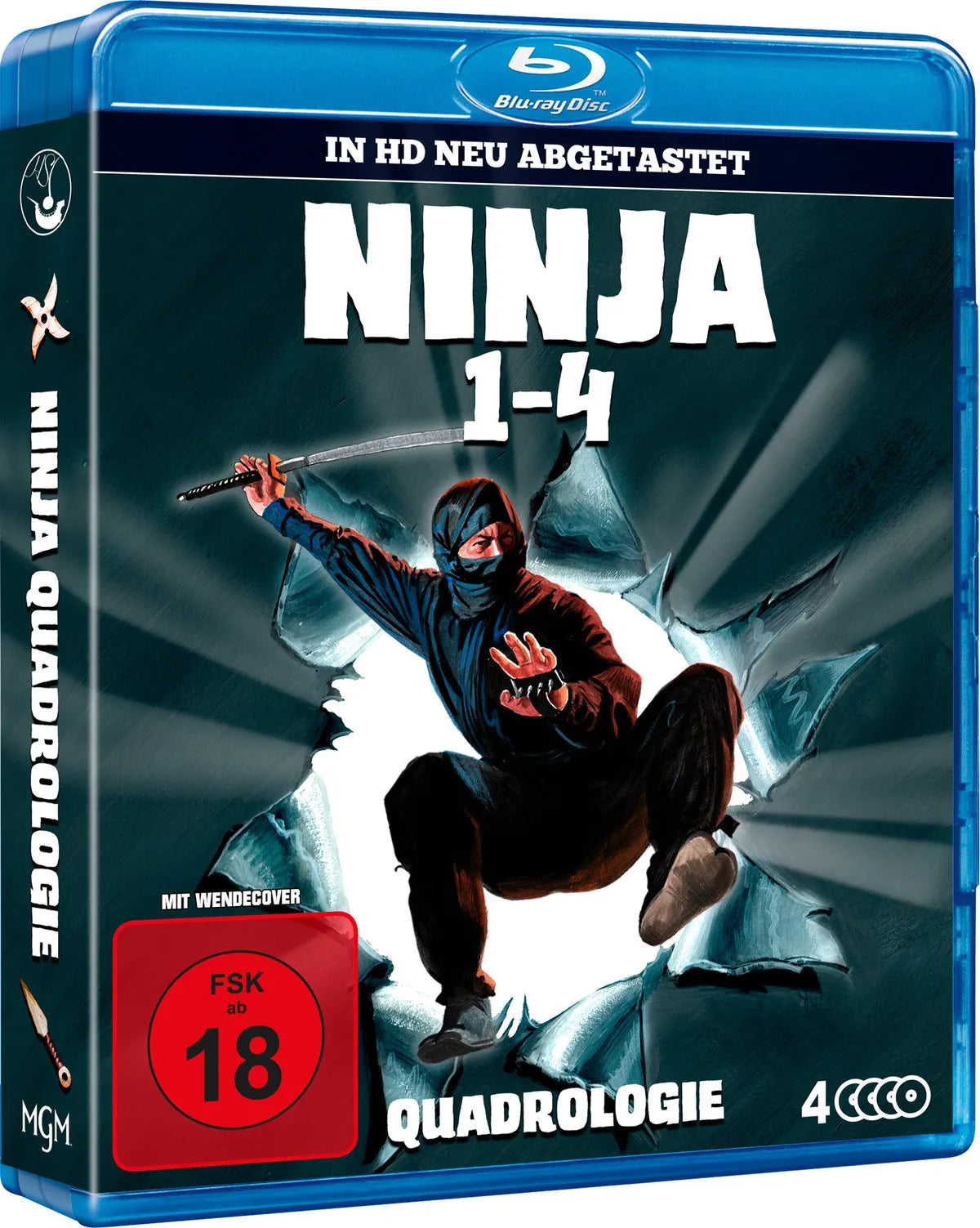 Ninja 1-4 Quadrologie Box-Edition - Blu-ray Disc