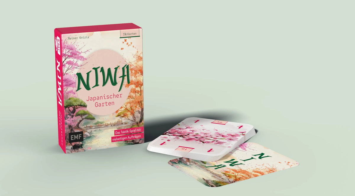 Kartenspiel: Niwa – Japanischer Garten: Das Taktik-Spiel mit vielseitigen Aufträgen – Ansicht