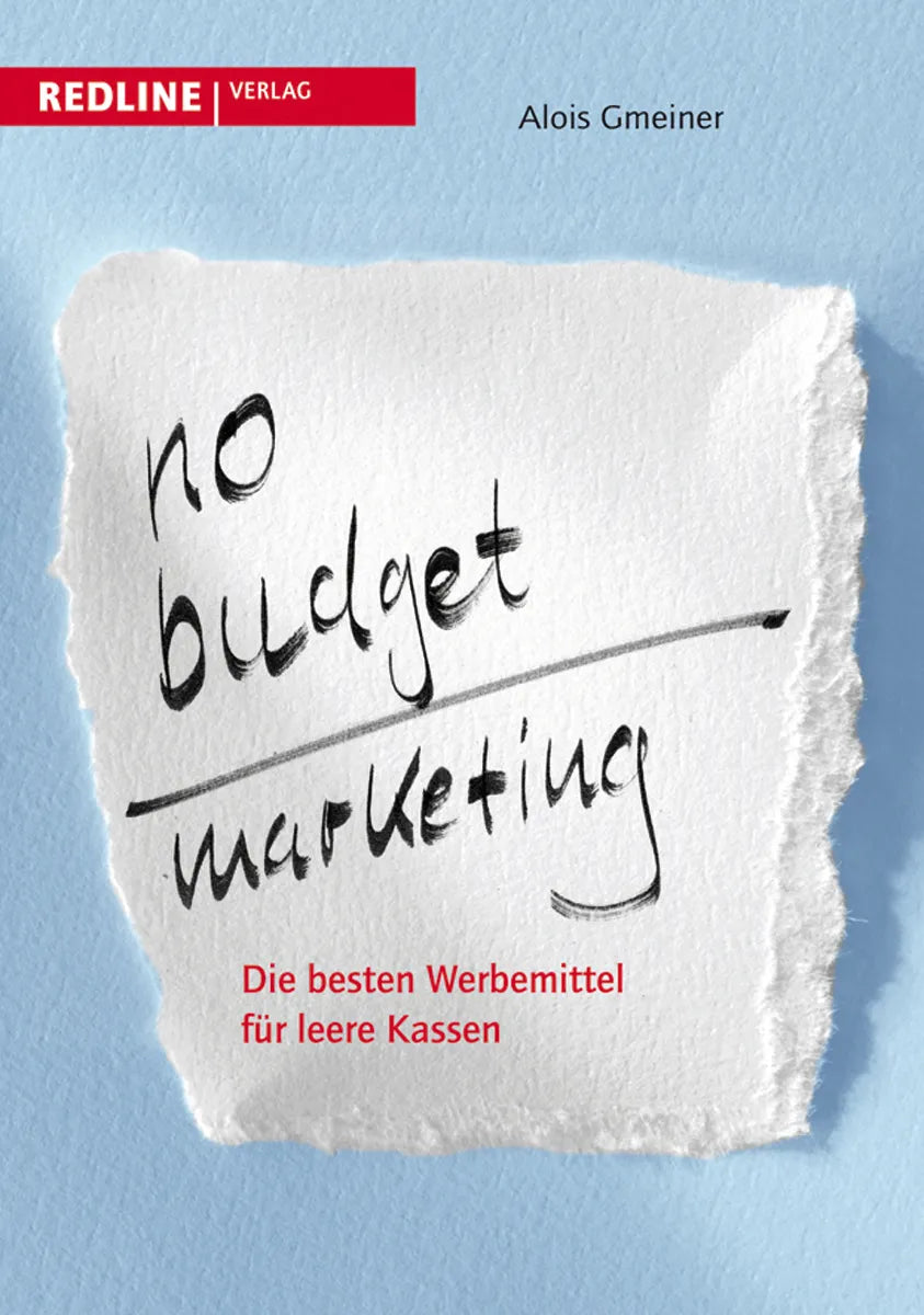 Buchcover von 'No-Budget-Marketing' - Taschenbuch von Alois Gmeiner