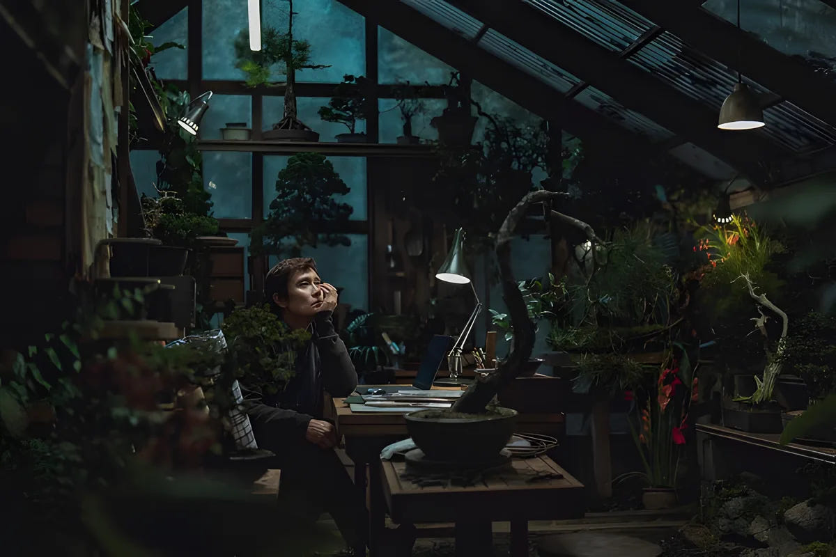 Filmszene 4 aus No Other Choice – DVD. Regie: Park Chan-Wook