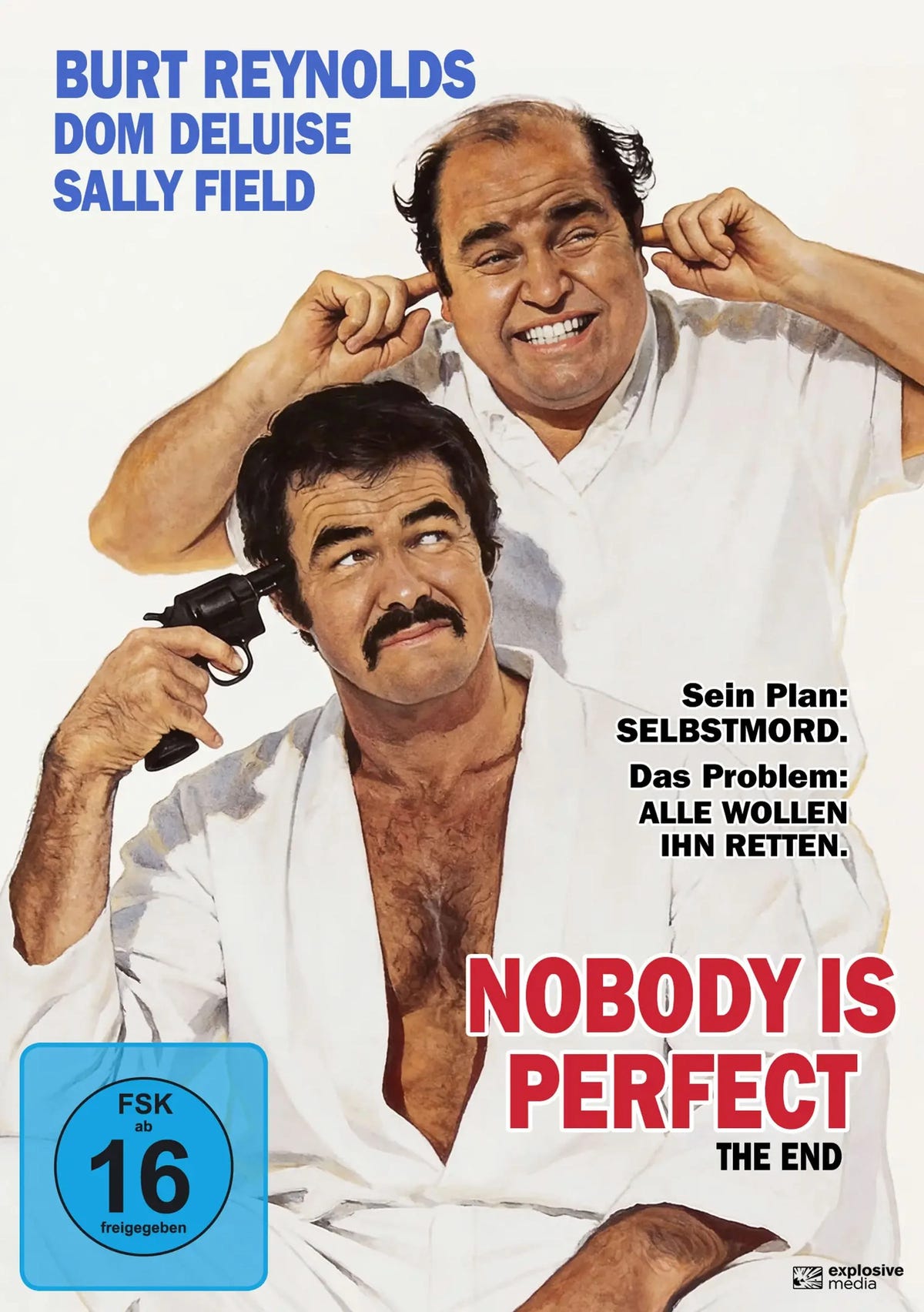 DVD-Cover: Nobody is perfect. Regie: Burt Reynolds