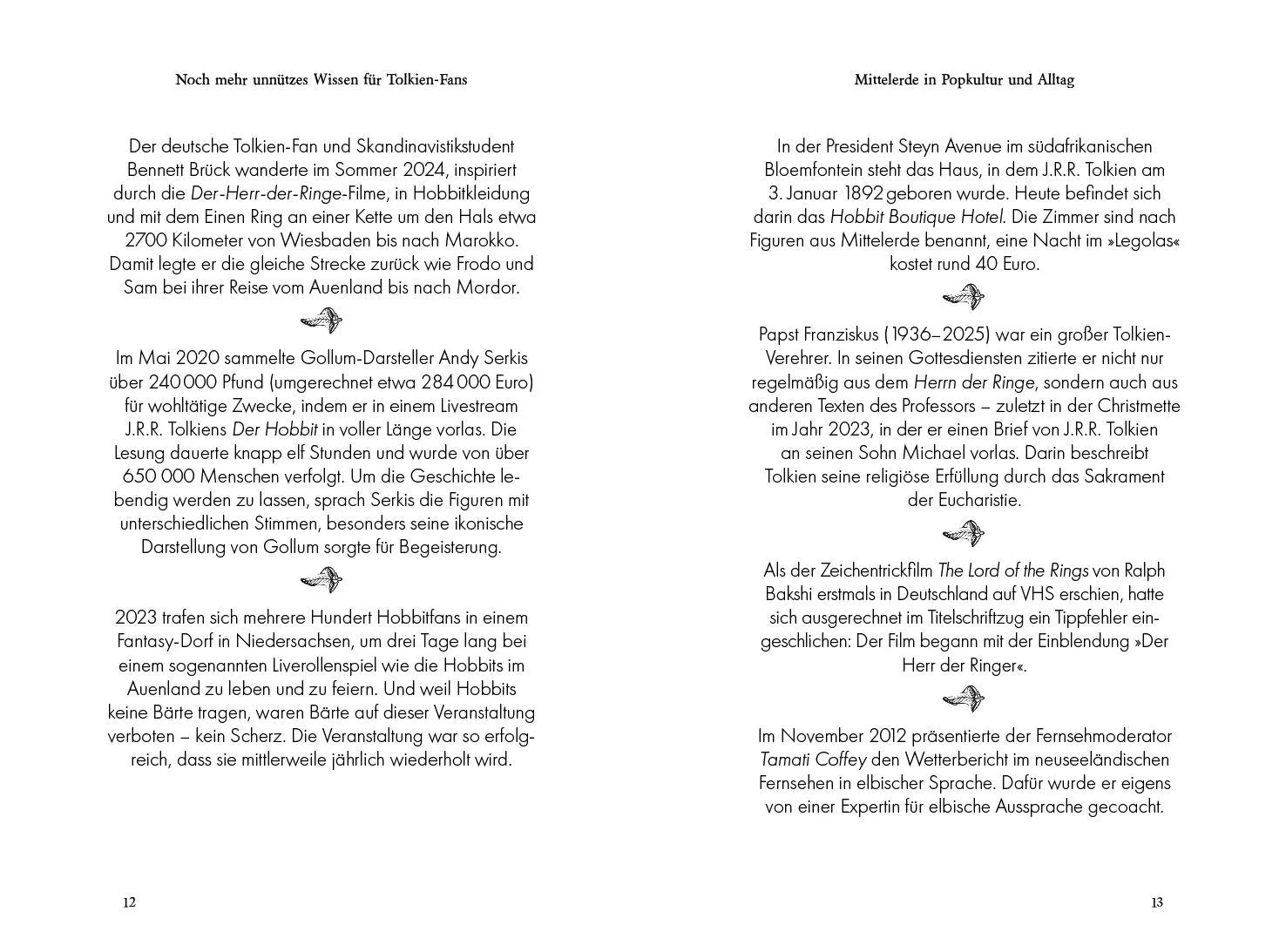 Innenansicht von 'Noch mehr unnützes Wissen für Tolkien-Fans' - Taschenbuch