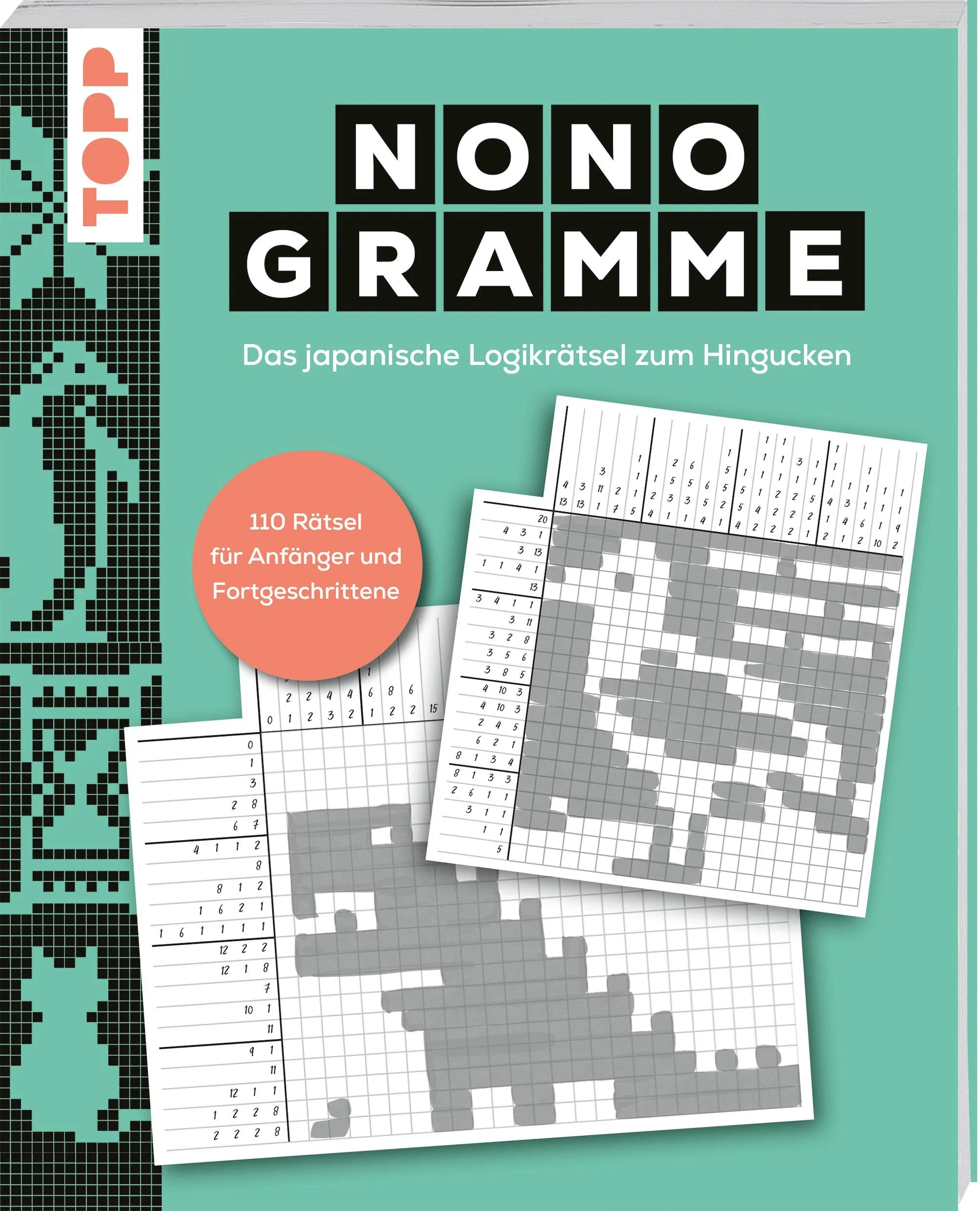 Cover: Nonogramme – Das japanische Logikrätsel zum Hingucken (Taschenbuch) von studiogiochi