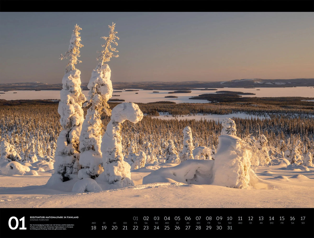 Nordische Welten Signature Kalender 2027 – Ansicht