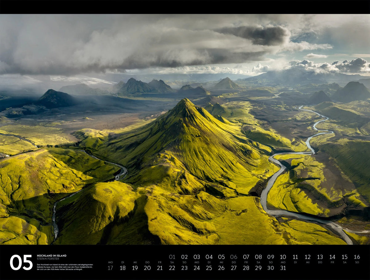 Nordische Welten Signature Kalender 2027 – Ansicht