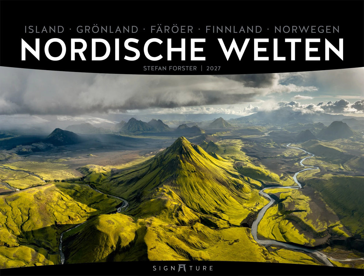 Wandkalender: Nordische Welten Signature Kalender 2027
