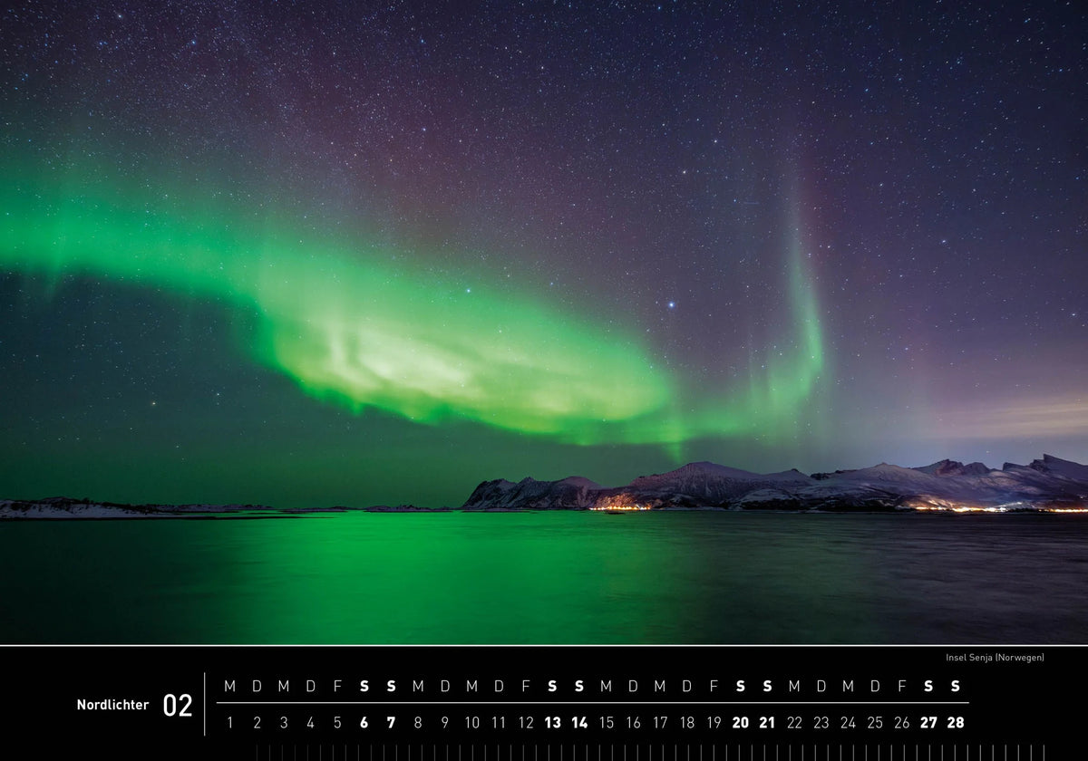 Nordlichter Premiumkalender 2027 – Ansicht