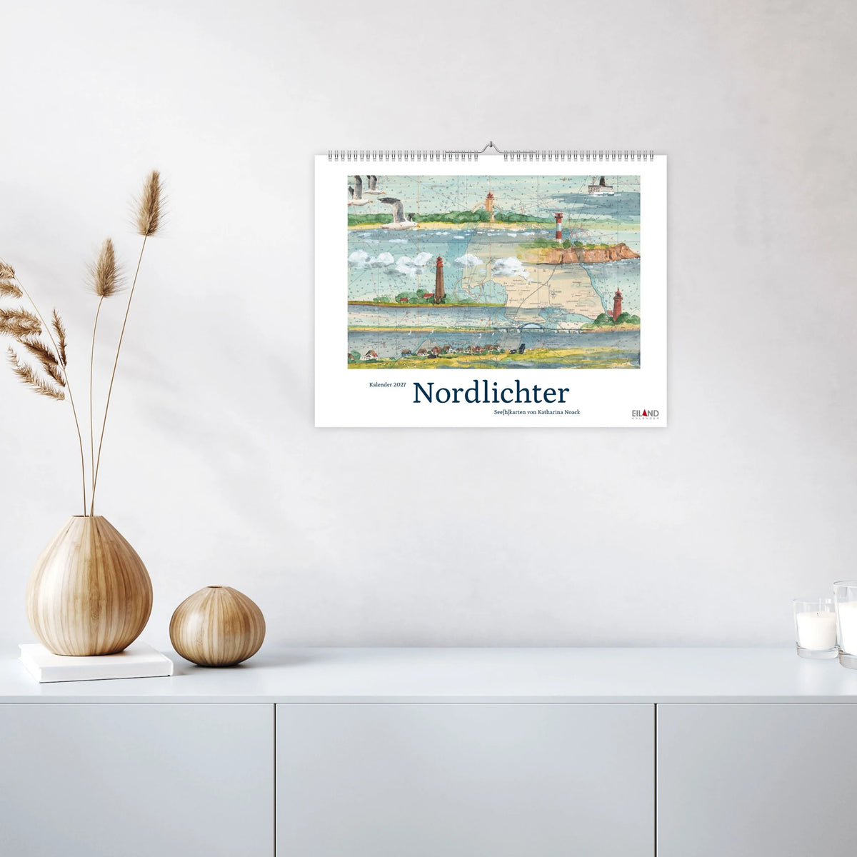 Nordlichter - See(h)karten Kalender 2027 – Ansicht