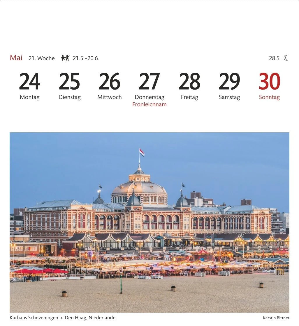 Nordseeküste Sehnsuchtskalender 2027 - Wochenkalender mit 53 Postkarten – Ansicht