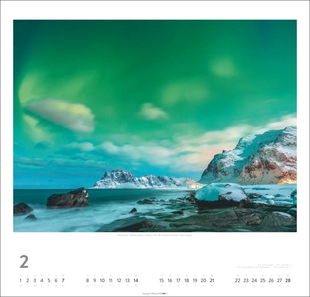 Norwegen Kalender 2027 - Im Land der Mitternachtssonne – Ansicht