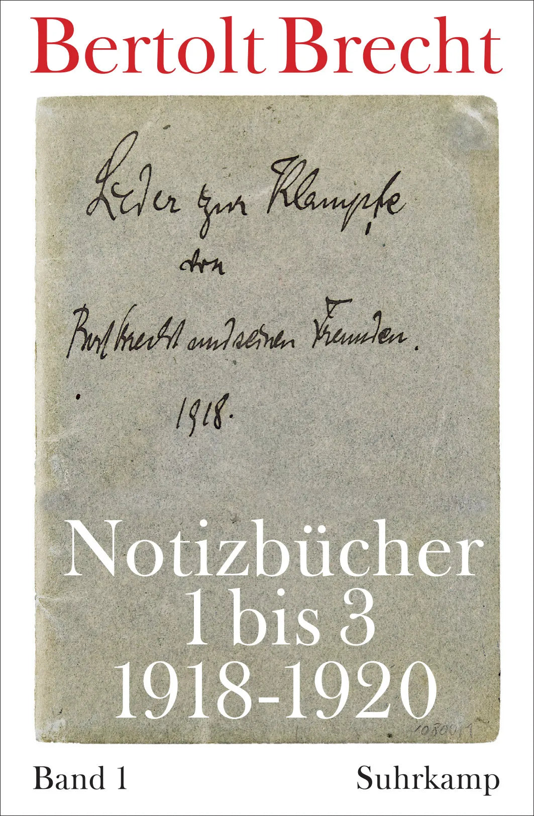 Buchcover von 'Notizbücher' - Taschenbuch von Bertolt Brecht