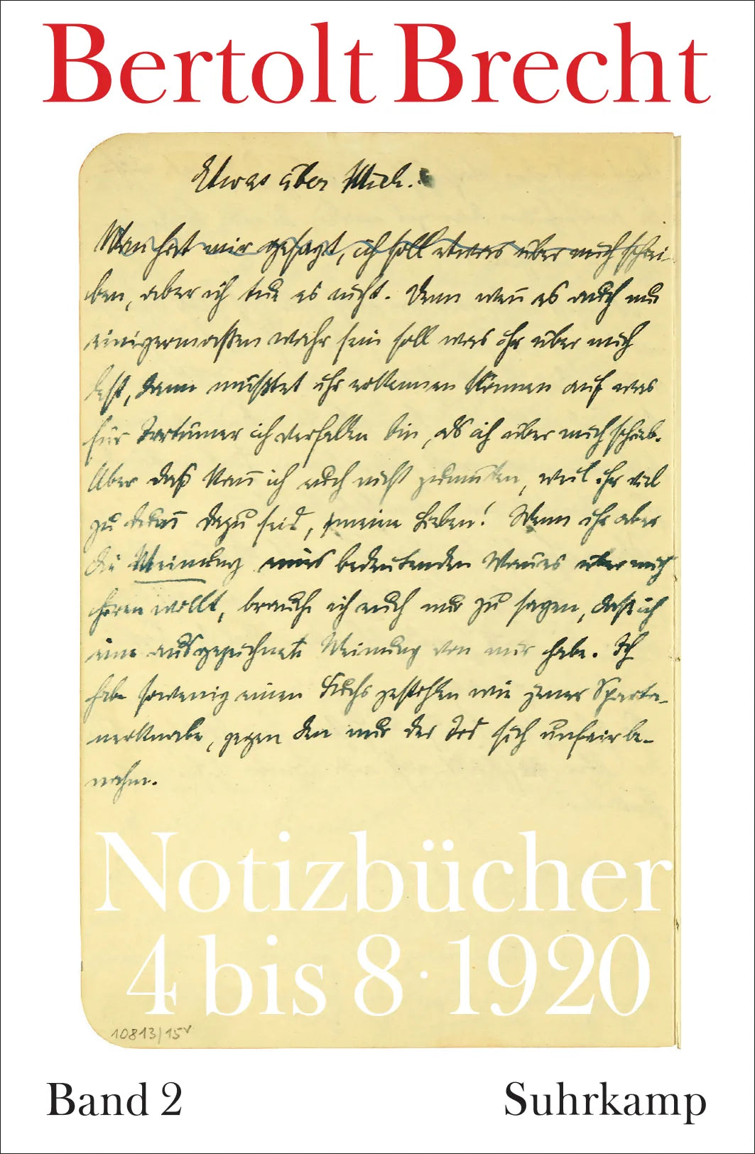 Buchcover von 'Notizbücher' - Taschenbuch von Bertolt Brecht