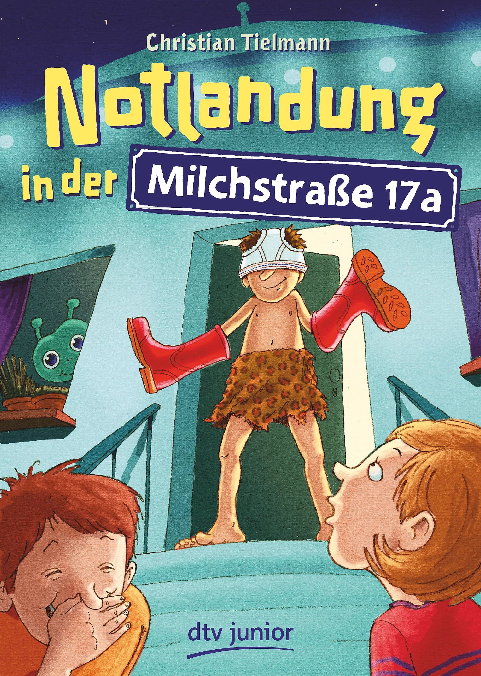 Buchcover von 'Notlandung in der Milchstraße 17a' - Taschenbuch von Christian Tielmann