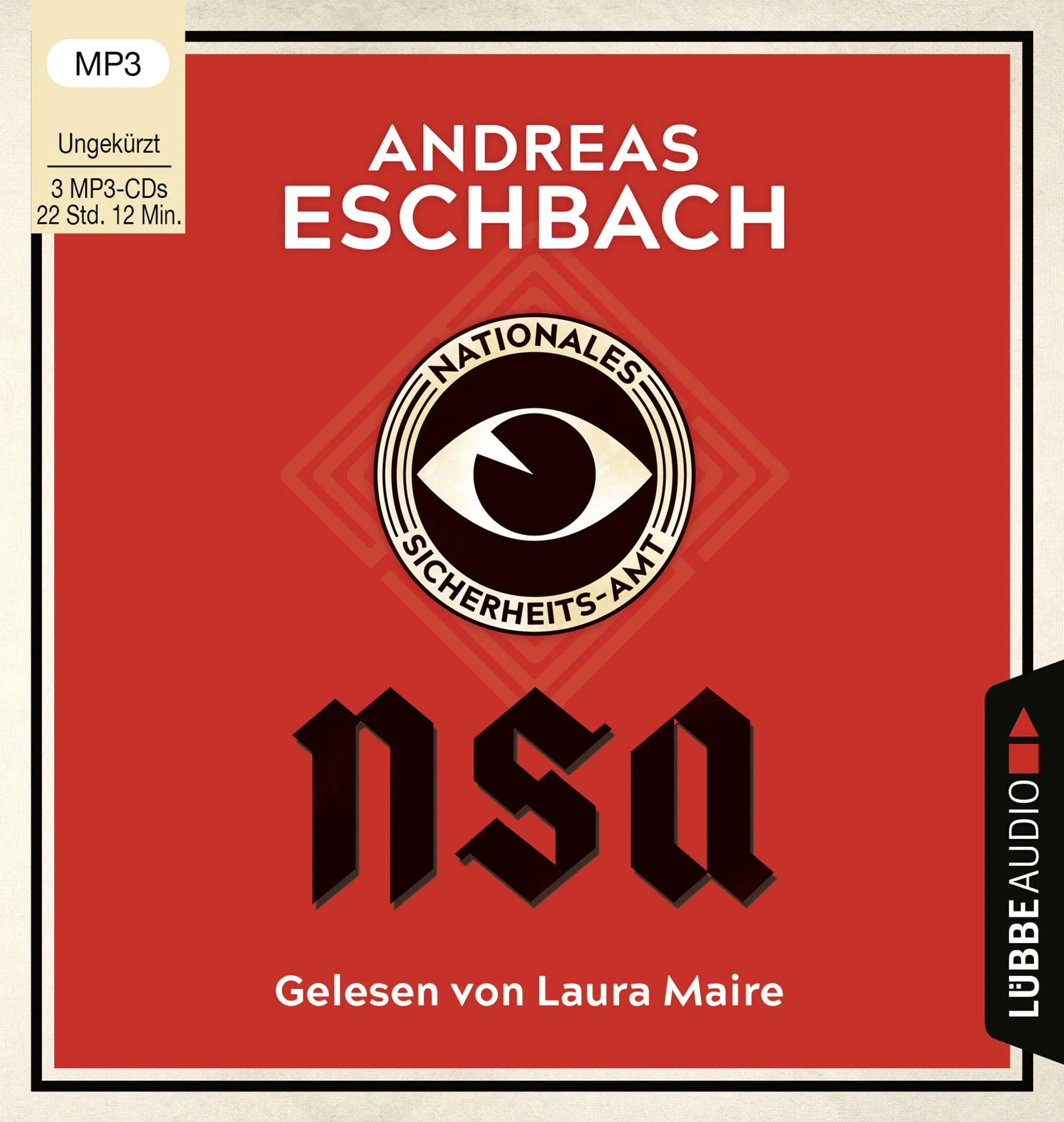 Buchcover von 'NSA - Nationales Sicherheits-Amt' - Hörbuch (CD) von Andreas Eschbach
