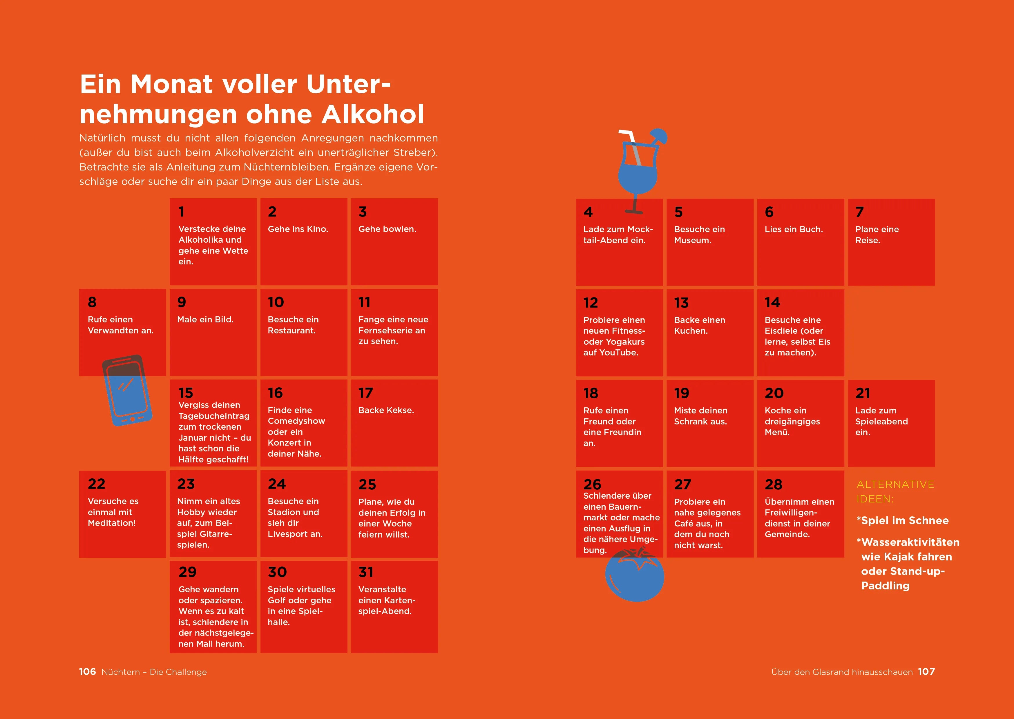 Innenansicht von 'Nüchtern – Die Challenge' - Taschenbuch