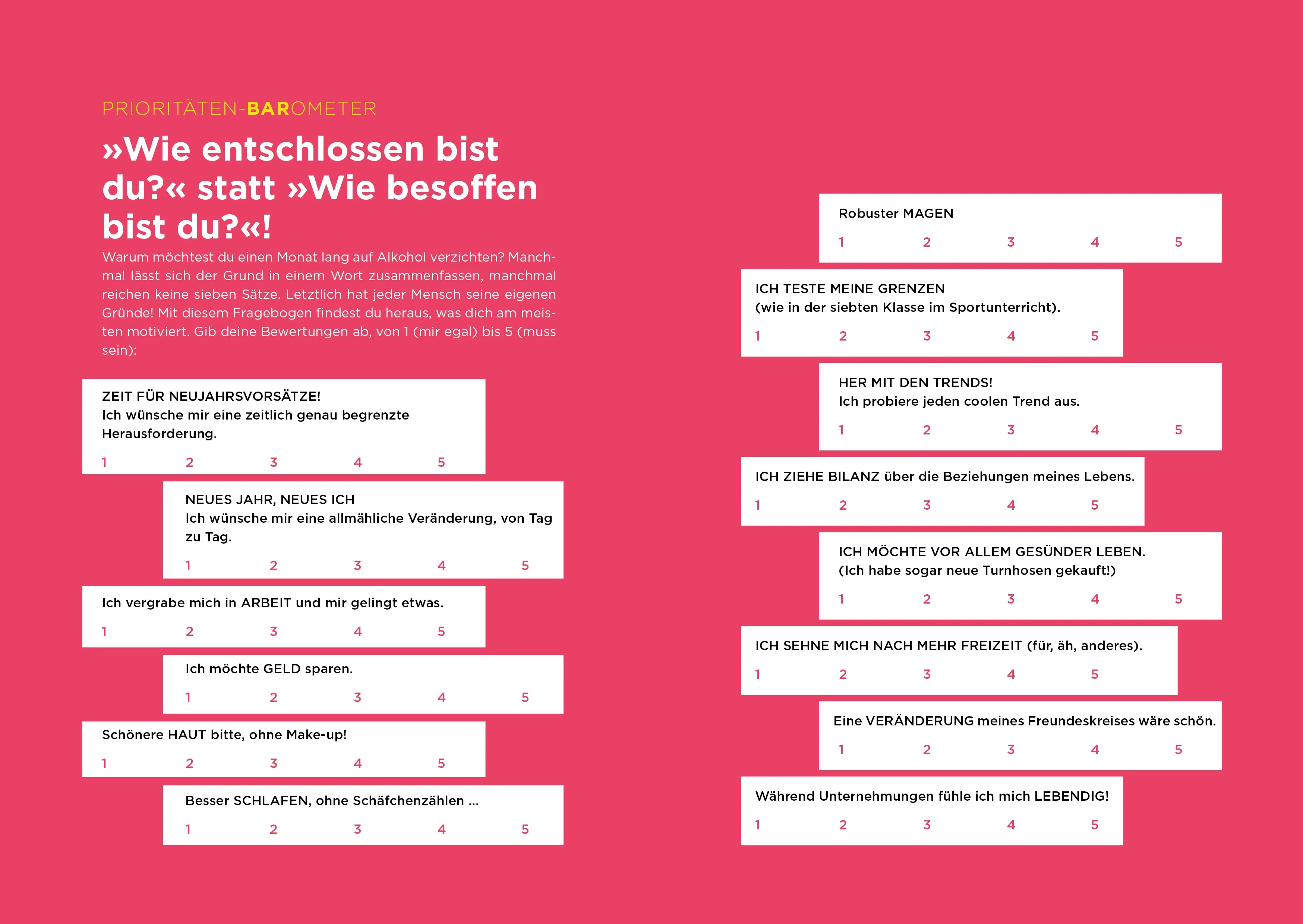 Innenansicht von 'Nüchtern – Die Challenge' - Taschenbuch