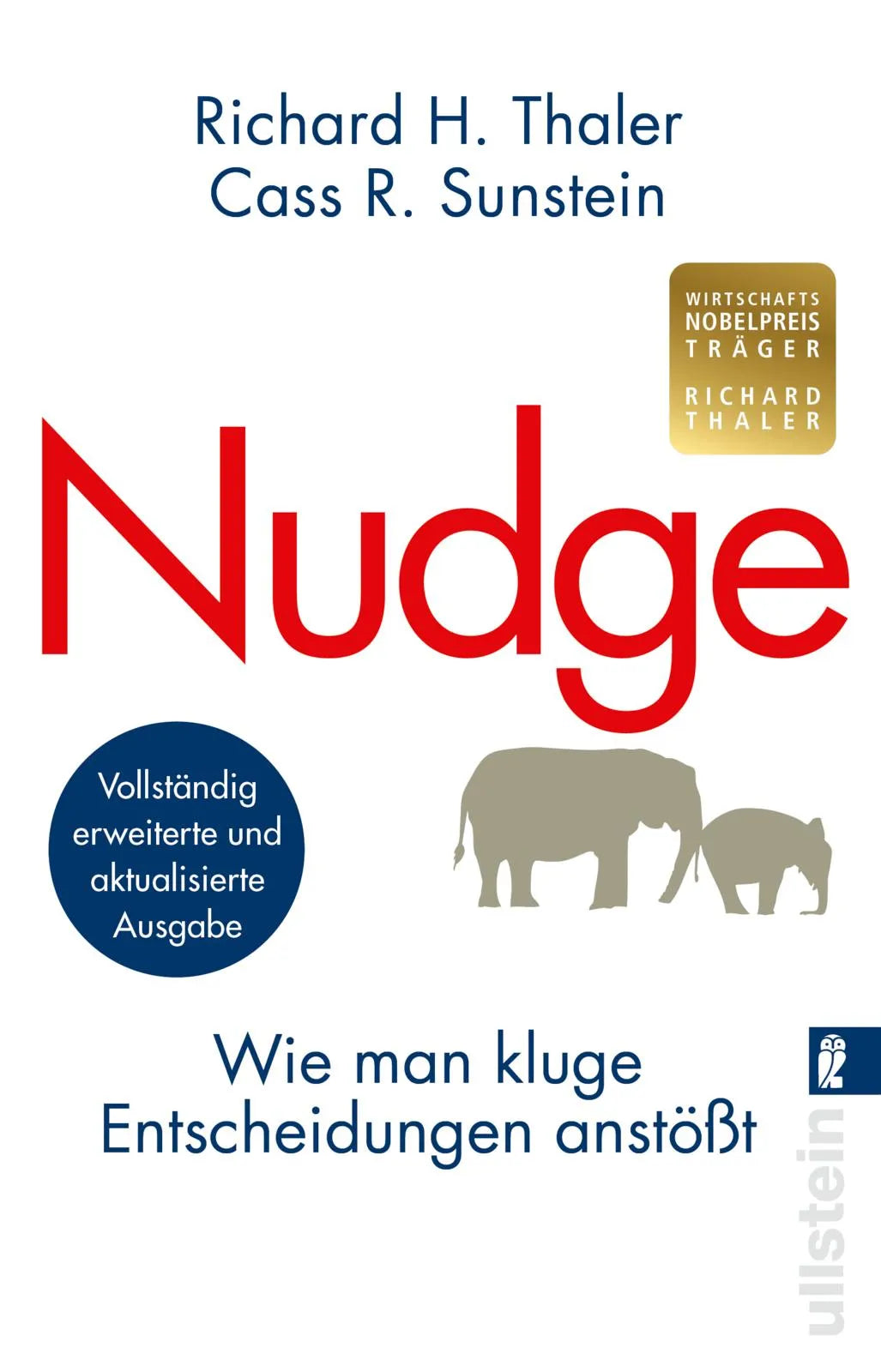 Buchcover von 'Nudge' - Taschenbuch von Richard H. Thaler