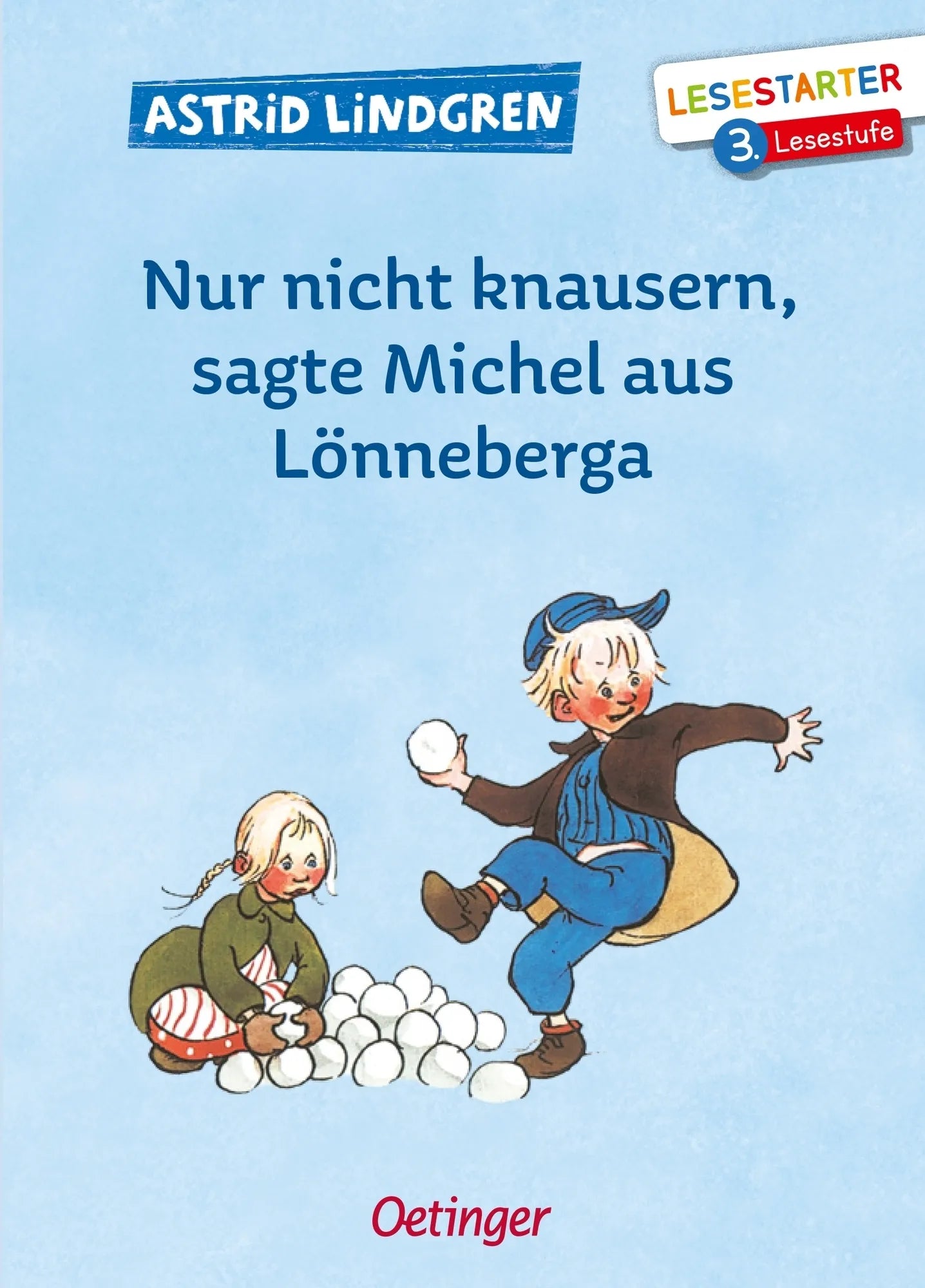Buchcover von 'Nur nicht knausern, sagte Michel aus Lönneberga' - Gebundene Ausgabe von Astrid Lindgren