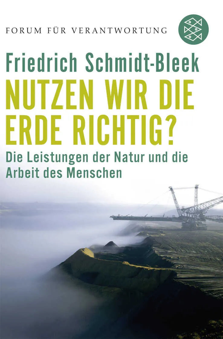 Buchcover von 'Nutzen wir die Erde richtig?' - Taschenbuch von Friedrich Schmidt-Bleek