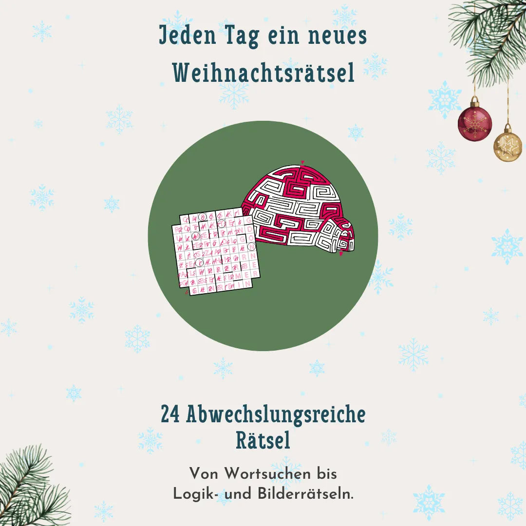 Detailansicht: O Rätselbaum! – 3D-Adventskalender zum Aufstellen und Aufklappen (Taschenbuch)