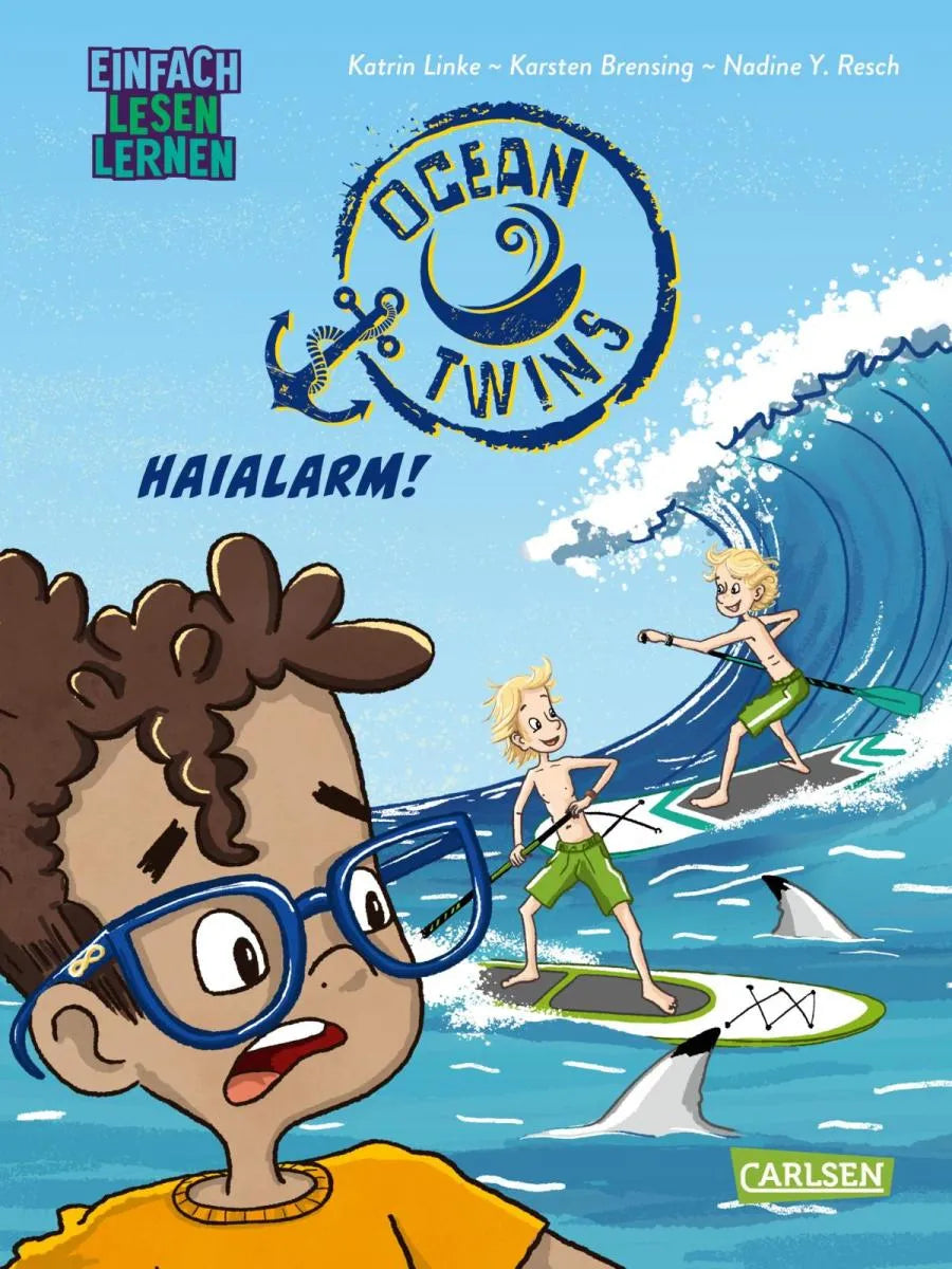 Cover: Ocean Twins: Hai-Alarm! (E-Book) von Familie Linke-Brensing