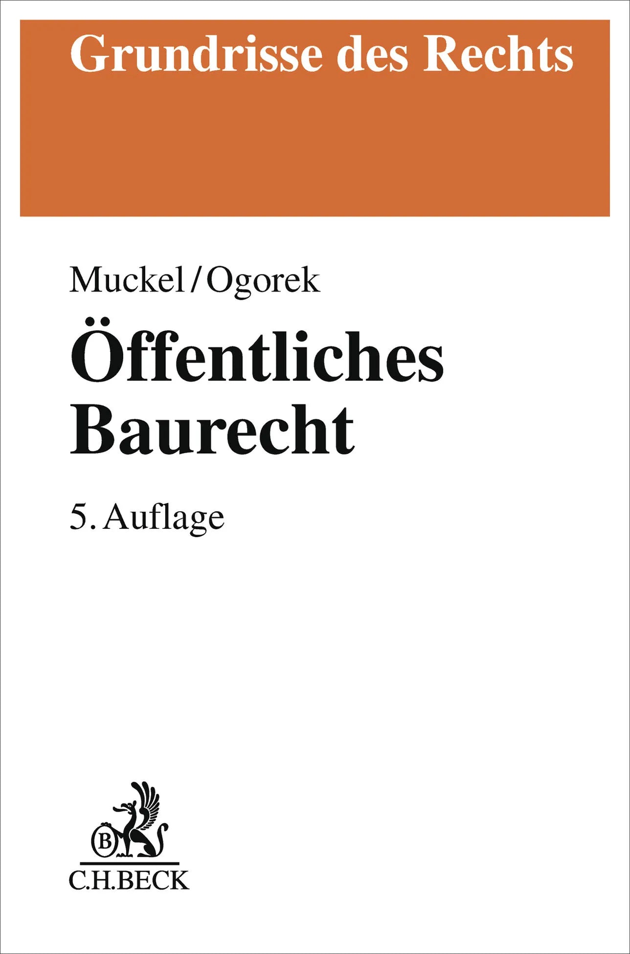 Buchcover von 'Öffentliches Baurecht' - Taschenbuch von Stefan Muckel