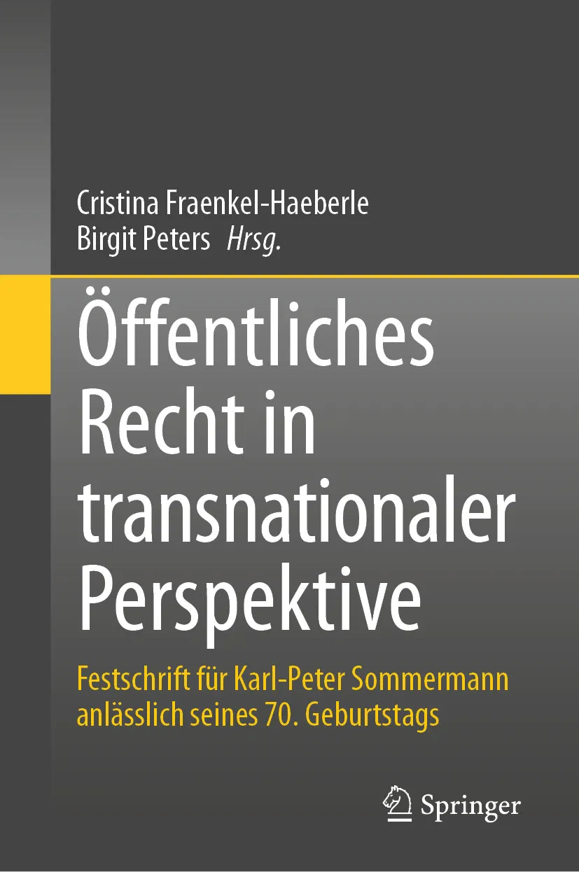 Cover: Öffentliches Recht in transnationaler Perspektive (E-Book)