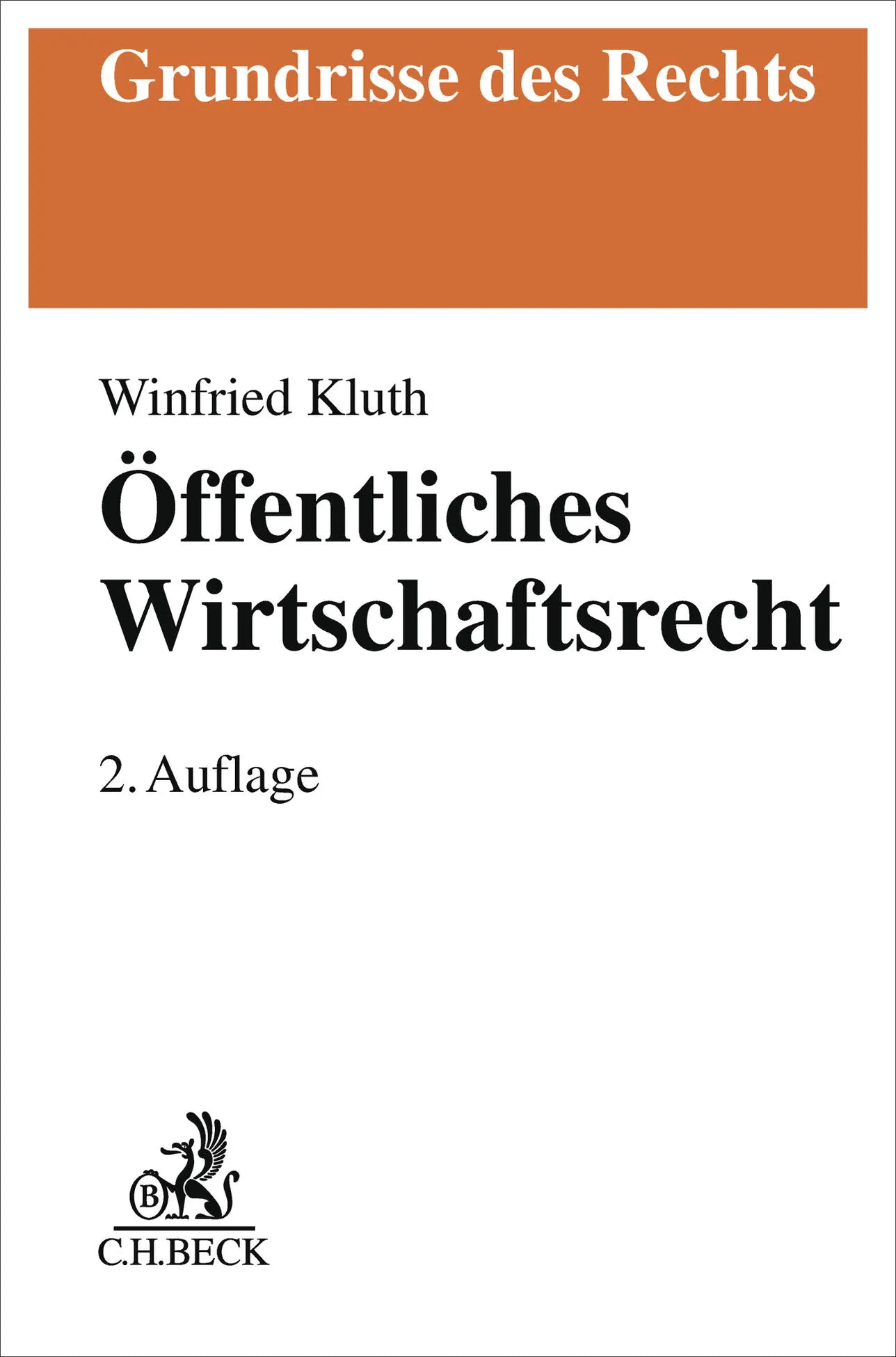 Buchcover von 'Öffentliches Wirtschaftsrecht' - Taschenbuch von Winfried Kluth