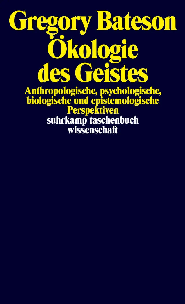 Buchcover von 'Ökologie des Geistes' - Taschenbuch von Gregory Bateson