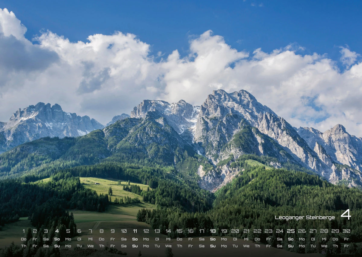 Österreich - 2027 - Kalender DIN A2 – Ansicht