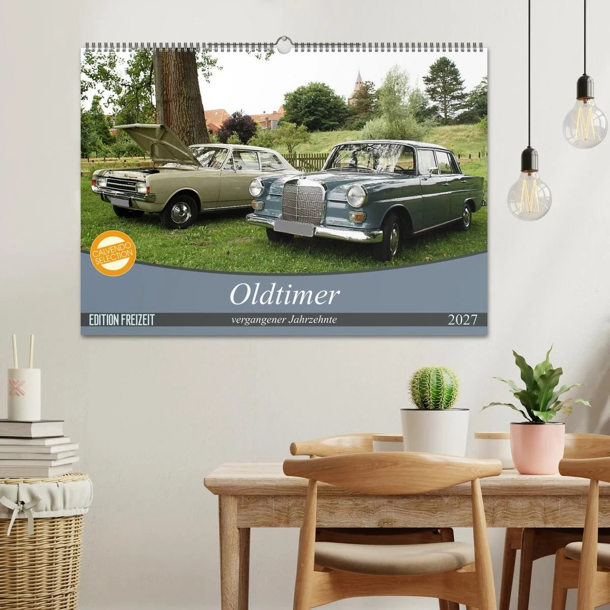 Oldtimer vergangenger Jahrzehnte (Wandkalender 2027 DIN A2 quer), CALVENDO Monatskalender – Ansicht