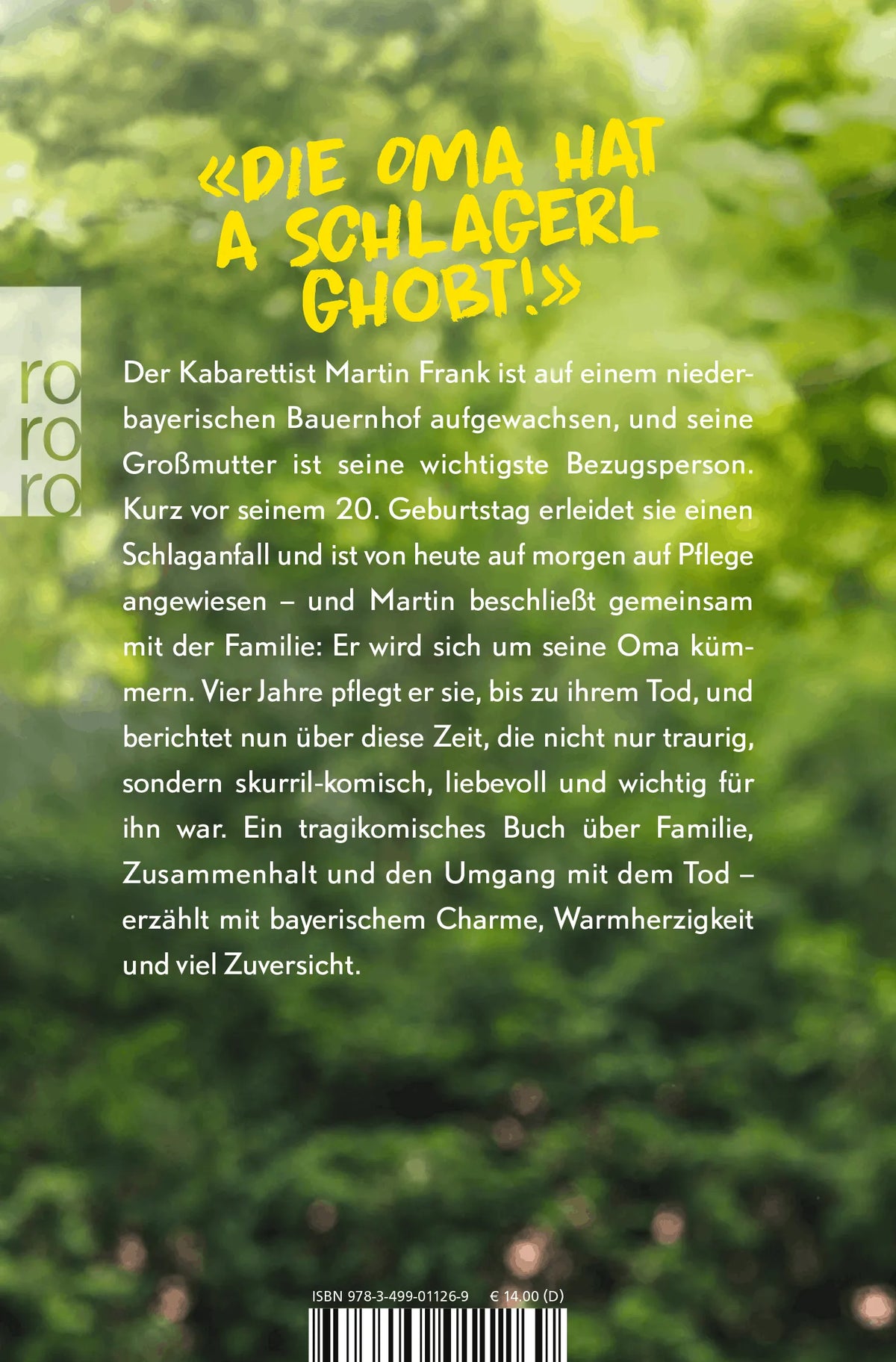 Rückseite: Oma, ich fahr schon mal den Rollstuhl vor! (Taschenbuch)