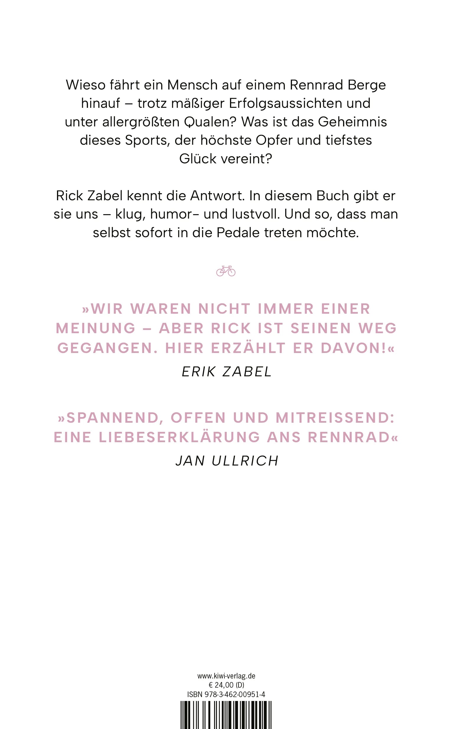 Buchrückseite von 'On the Road' mit Klappentext - Gebundene Ausgabe