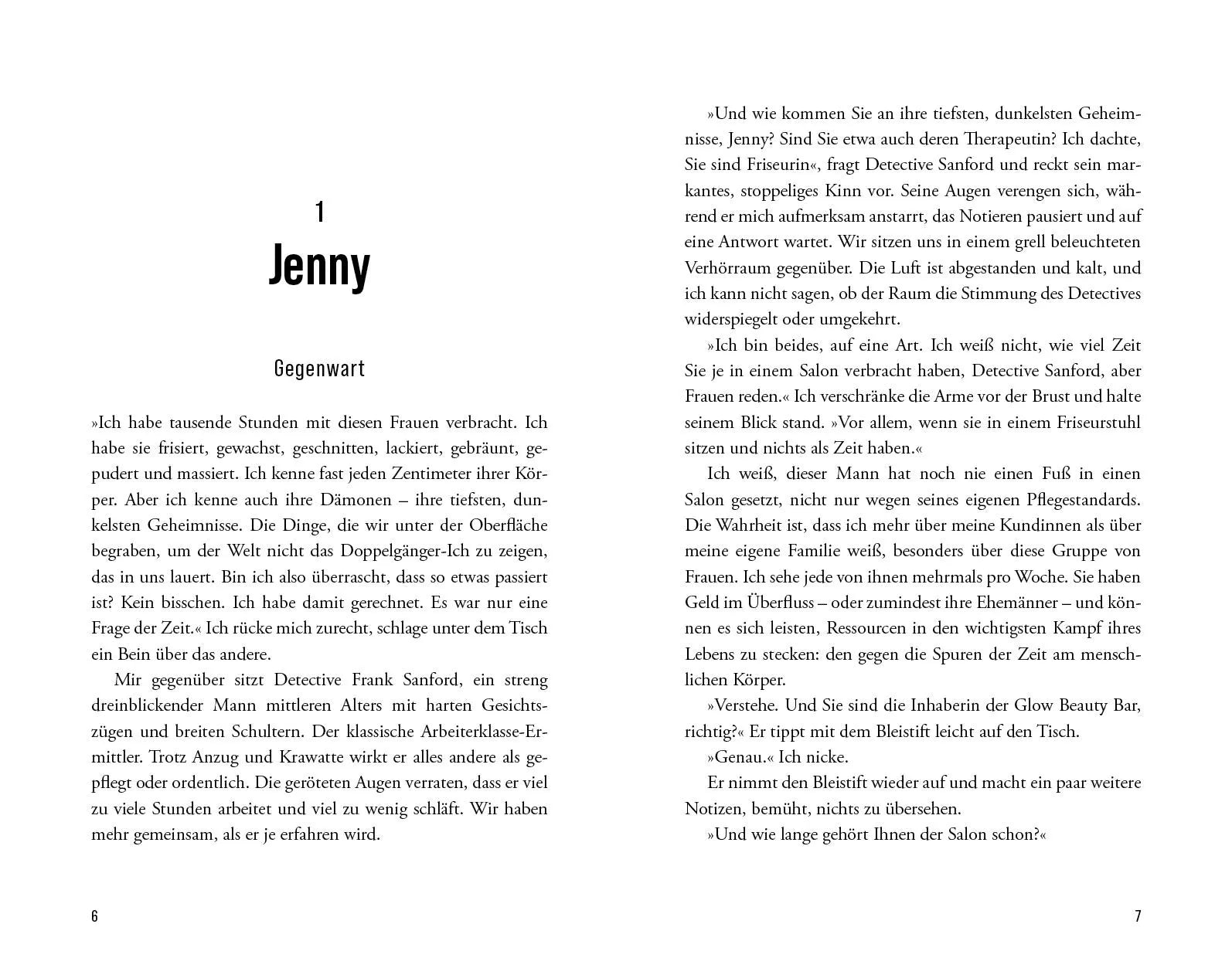 Innenansicht von 'One of us is dead' - Paperback
