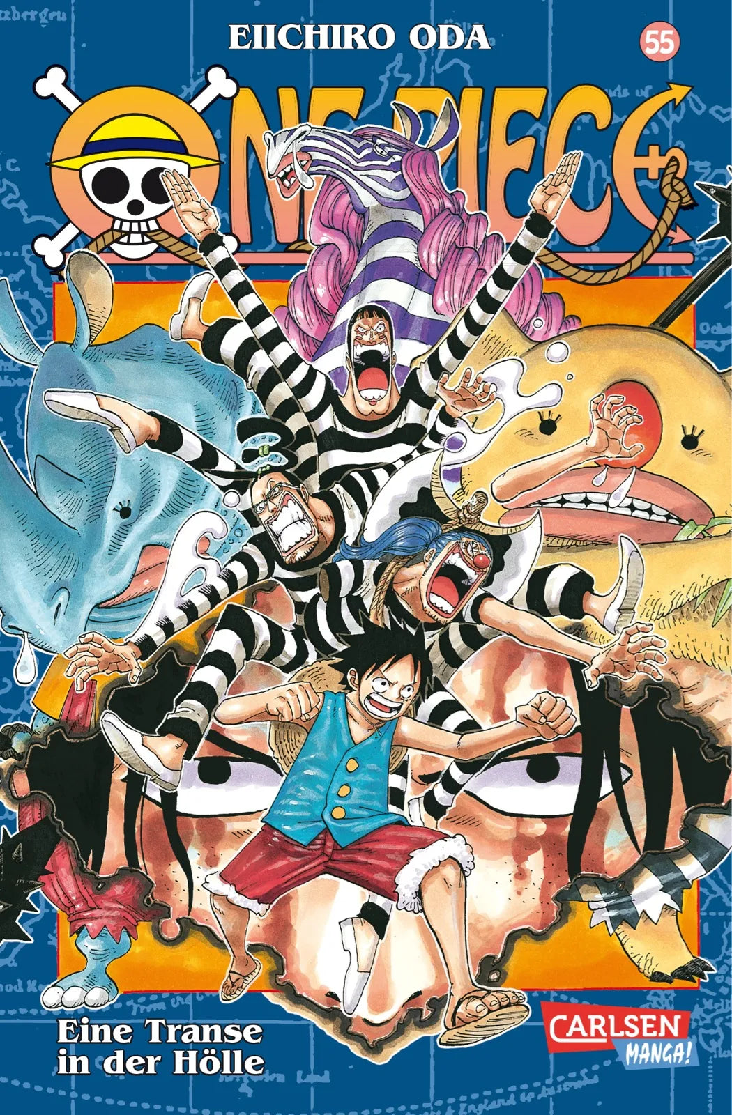 Buchcover von 'One Piece 55' - Taschenbuch von Eiichiro Oda