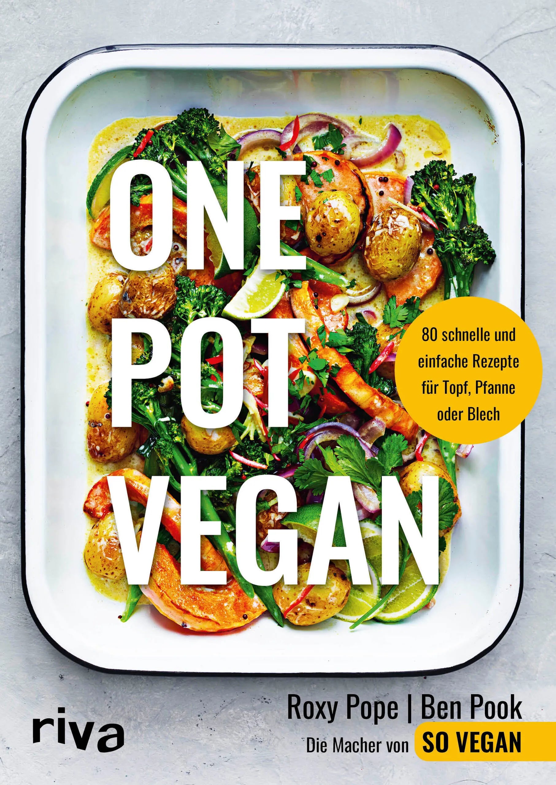 Buchcover von 'One Pot vegan' - Gebundene Ausgabe von Roxy Pope