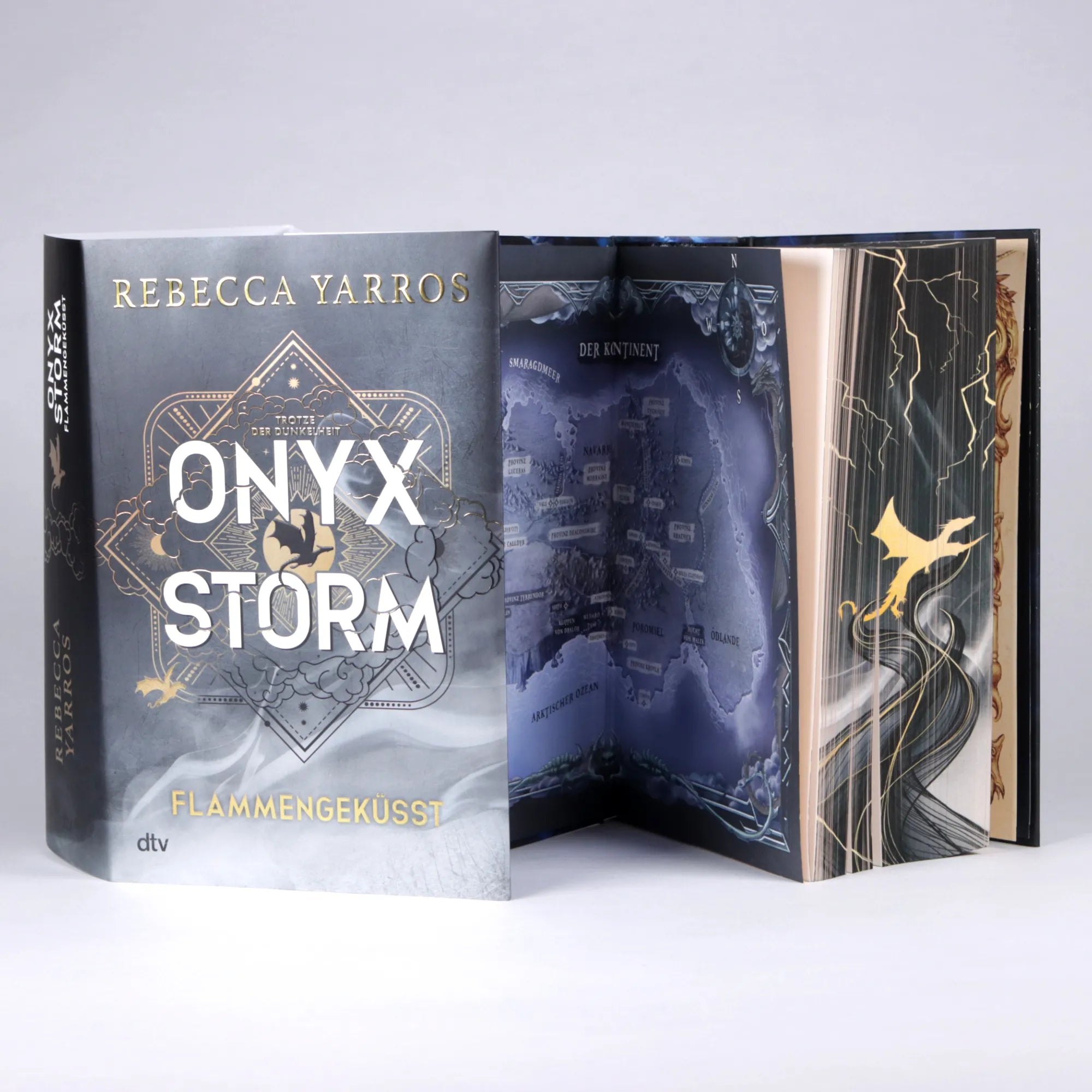 Detailansicht: Onyx Storm – Flammengeküsst (Hardcover)
