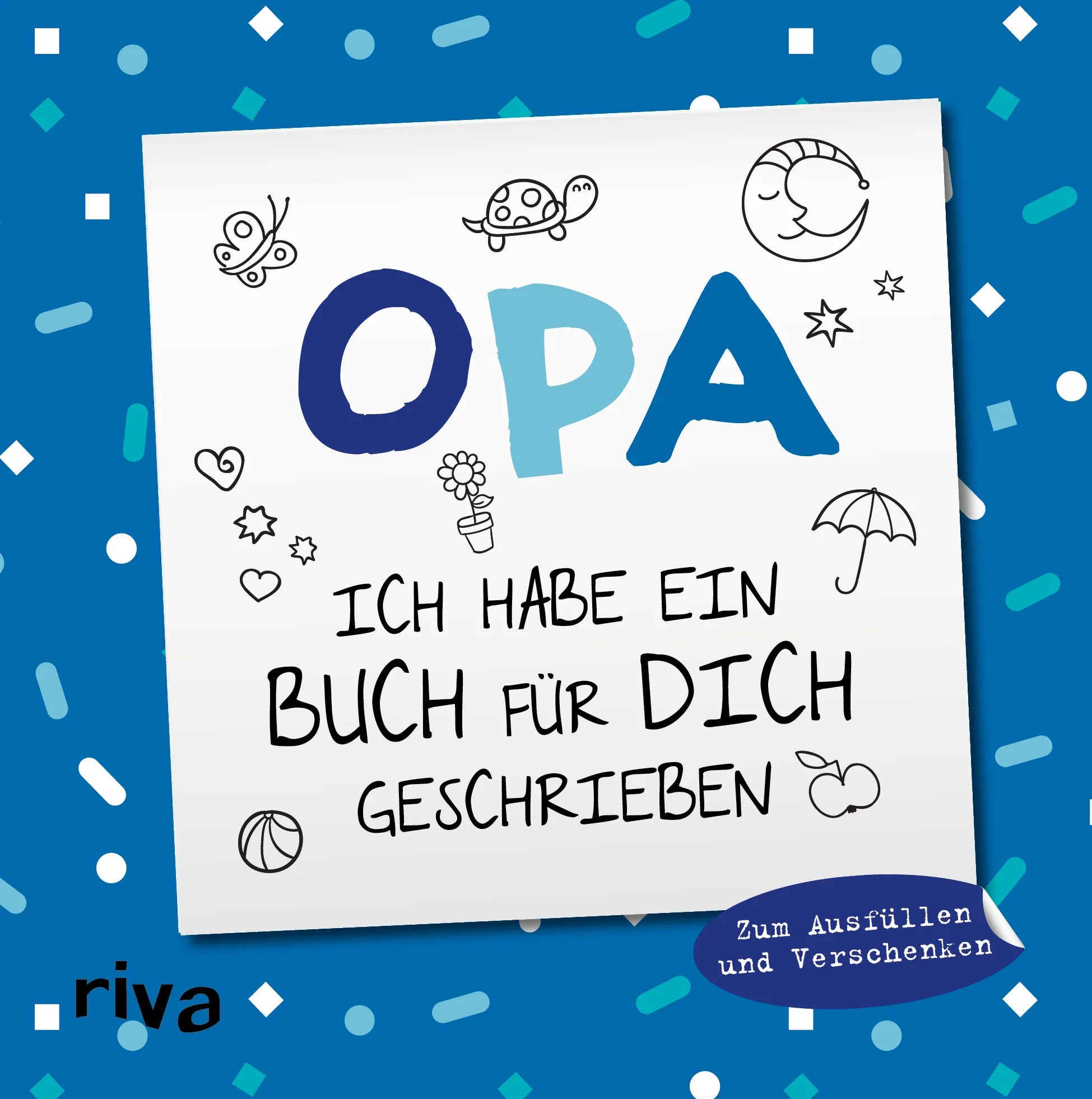 Buchcover von 'Opa, ich habe ein Buch für dich geschrieben – Version für Kinder' - Gebundene Ausgabe von Emma Sonnefeldt