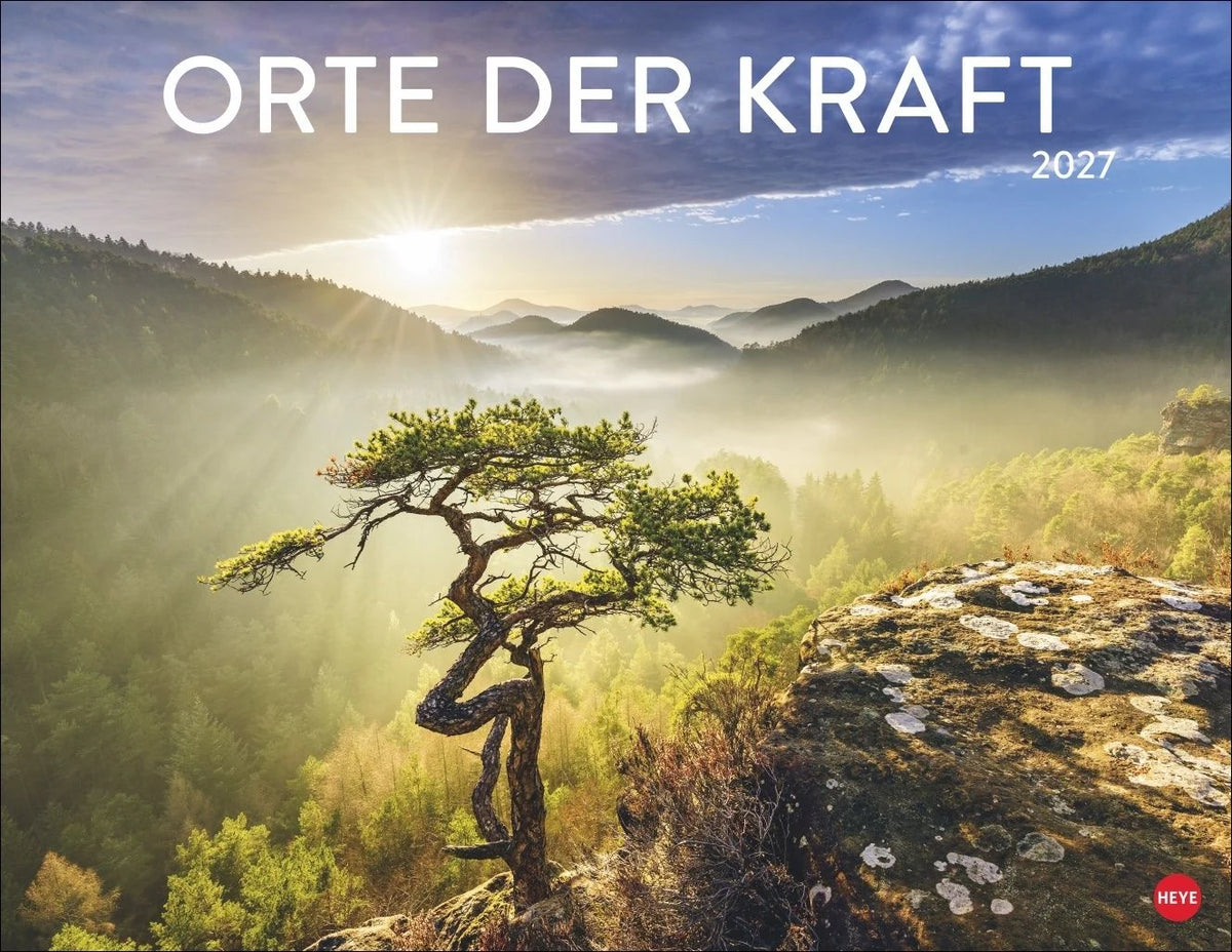 Wandkalender: Orte der Kraft Posterkalender 2027