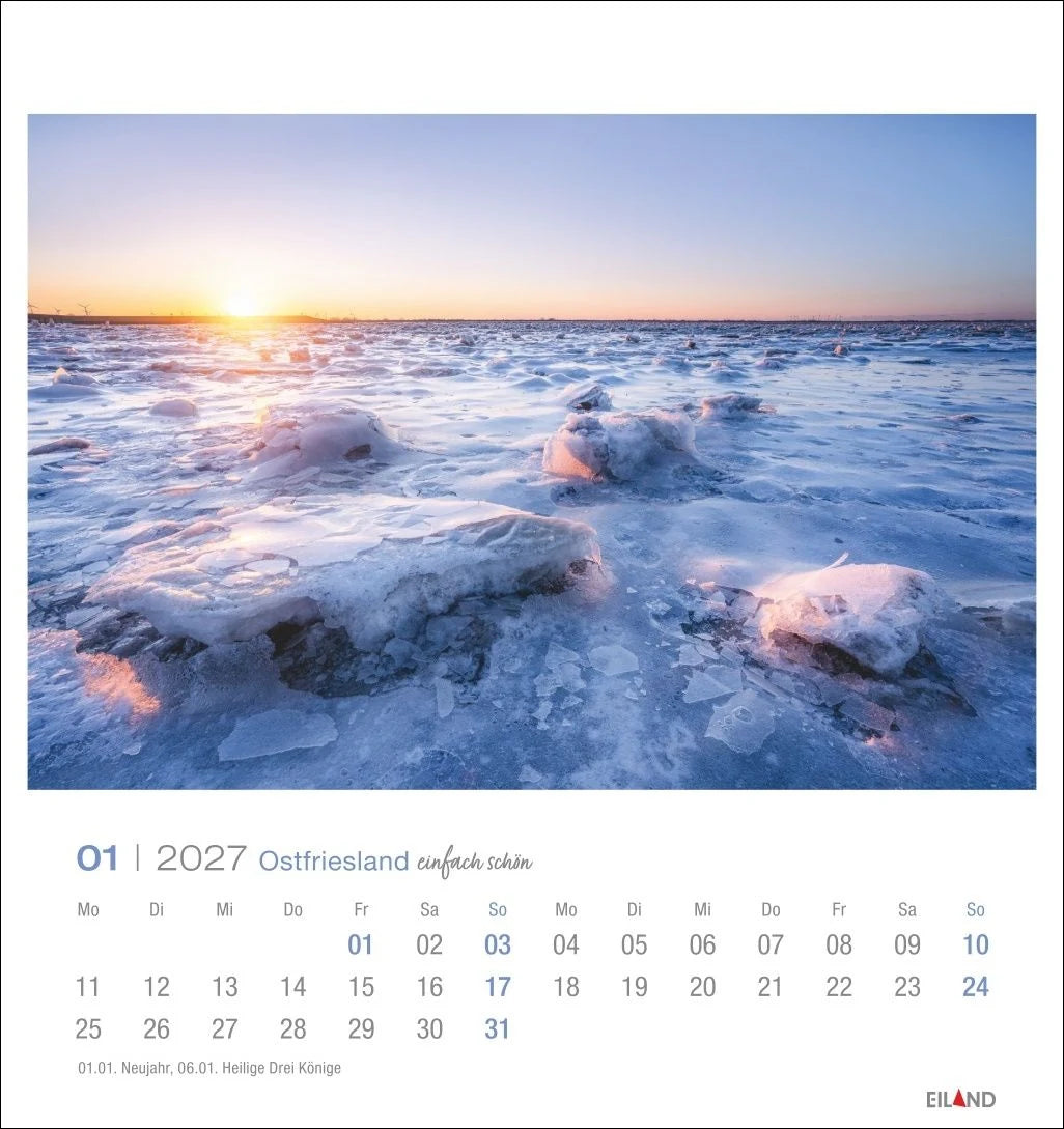 Ostfriesland Postkartenkalender 2027 - einfach schön – Ansicht