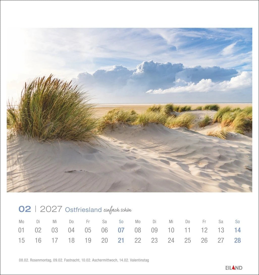 Ostfriesland Postkartenkalender 2027 - einfach schön – Ansicht