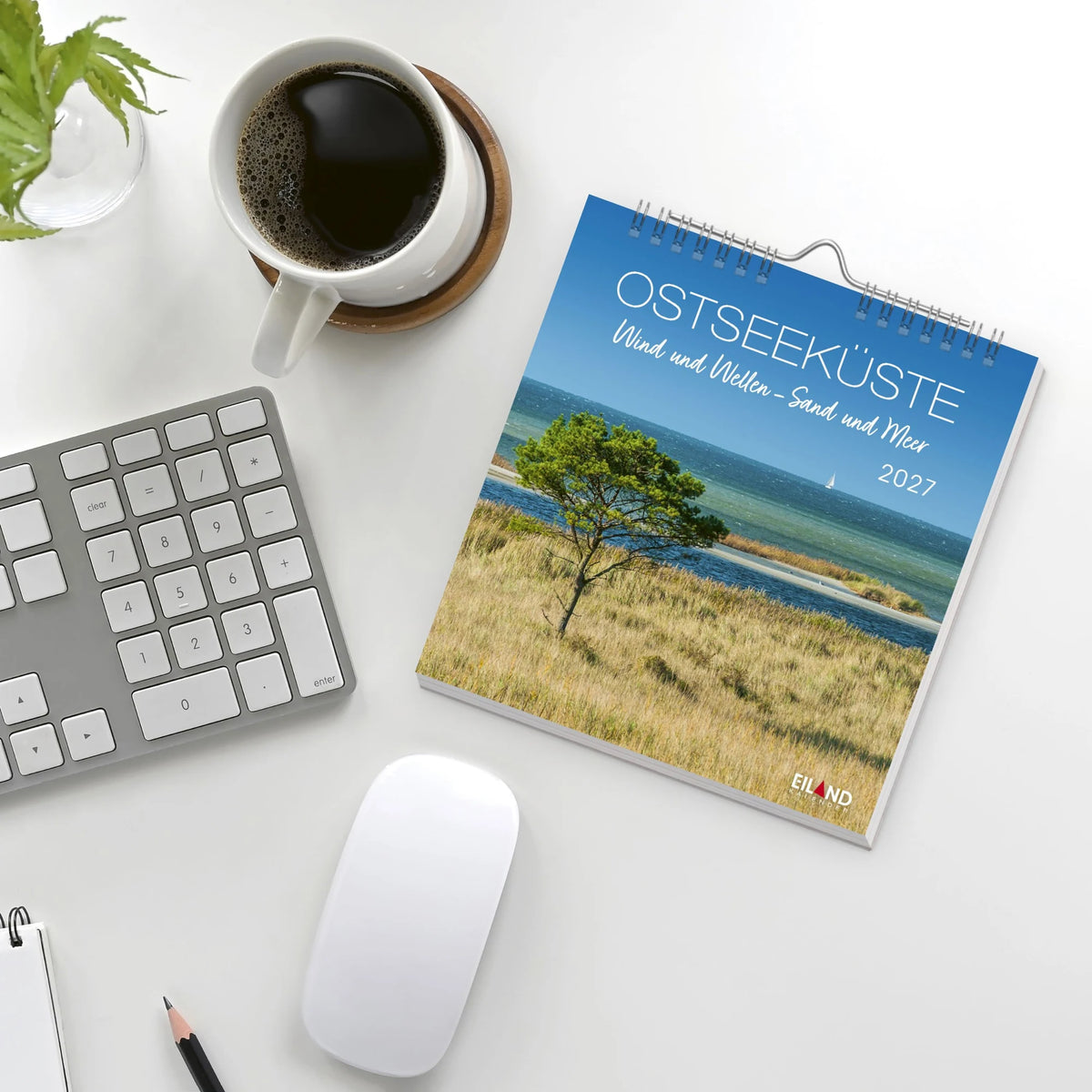 Ostseeküste Postkartenkalender 2027 - Wind und Wellen - Sand und Meer – Ansicht