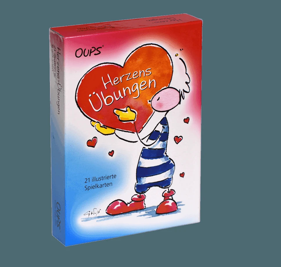Gesellschaftsspiel: Oups-Karten Herzensübungen