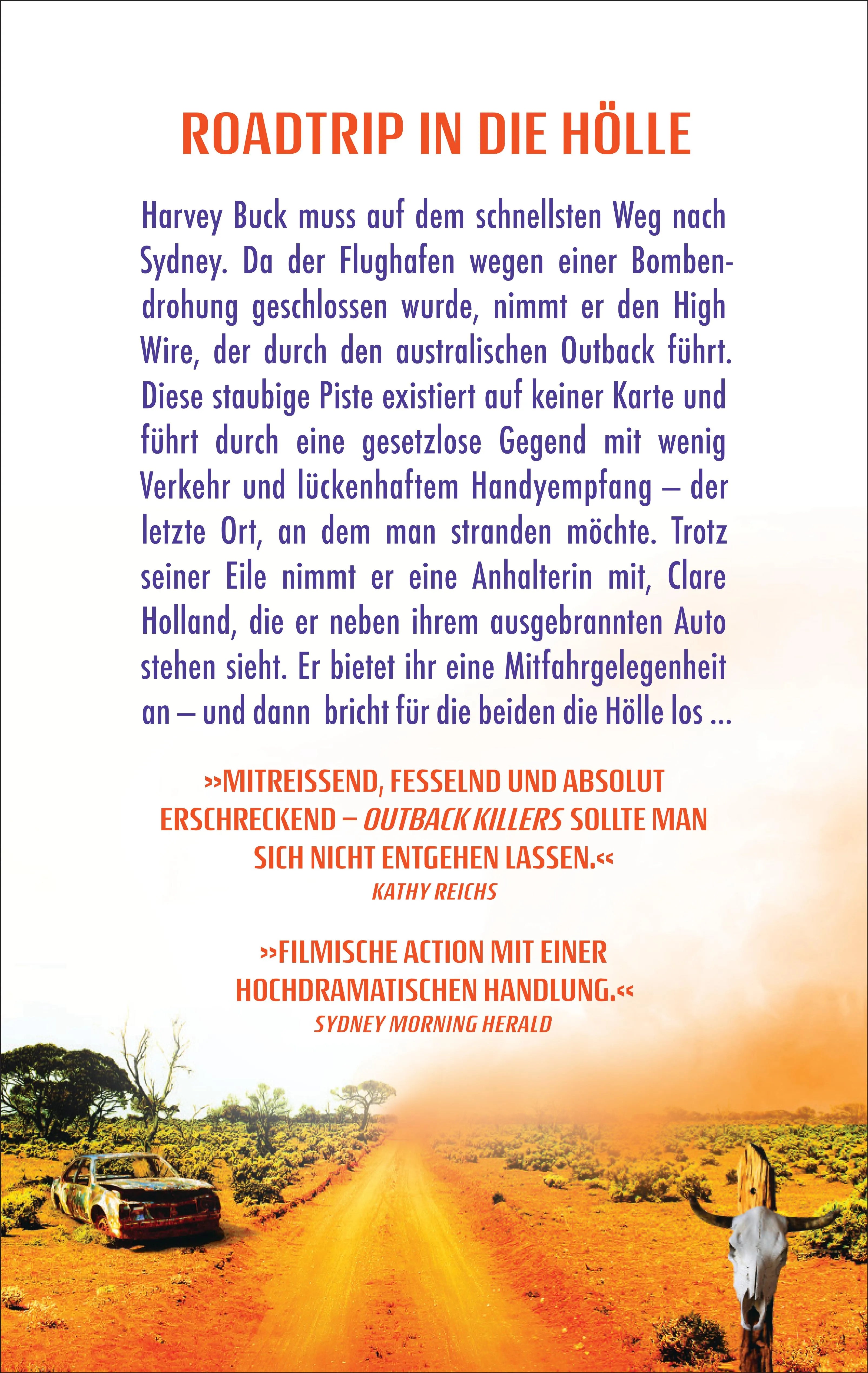 Rückseite: Outback Killers (Paperback)