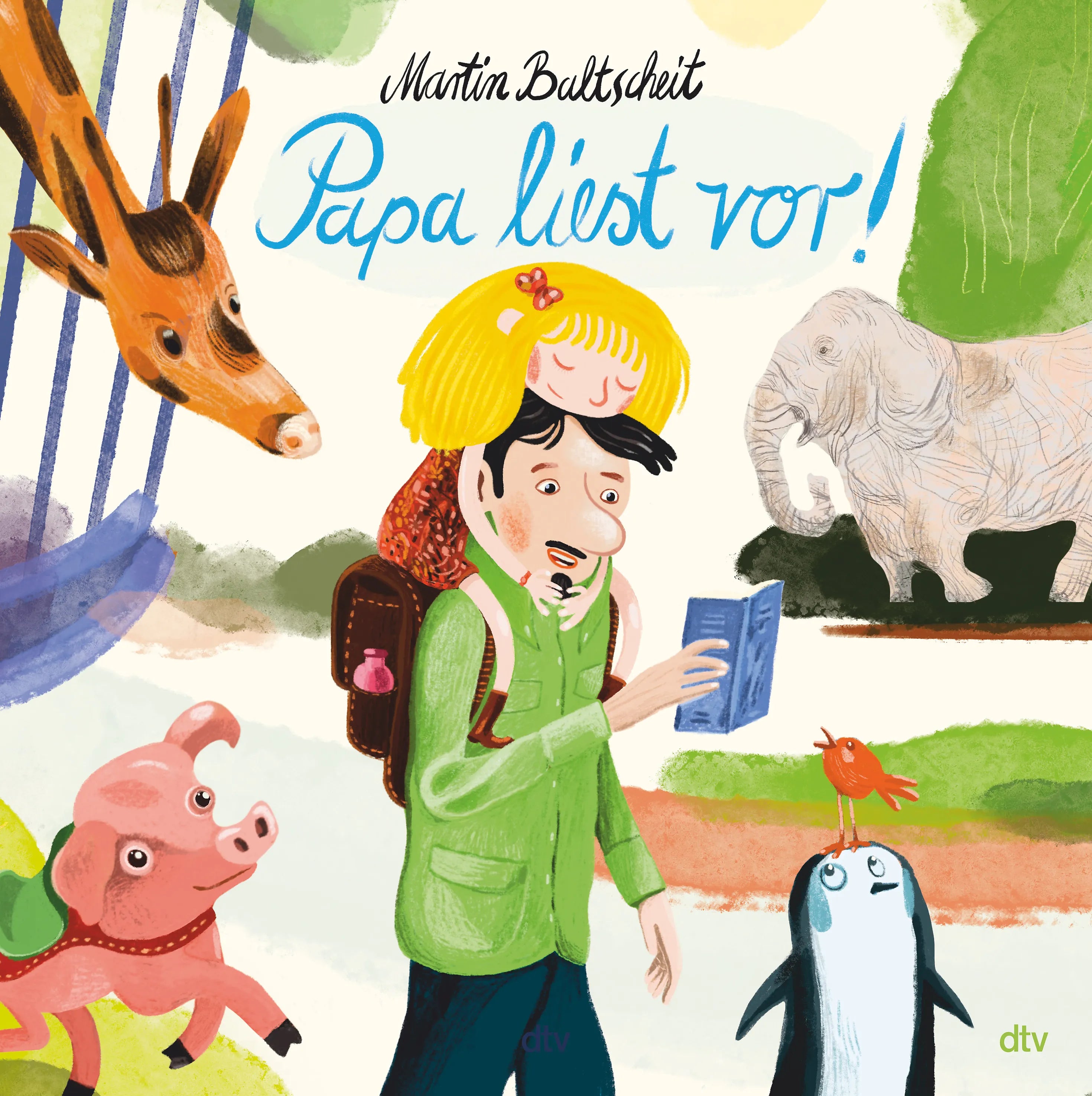 Buchcover von 'Papa liest vor' - Gebundene Ausgabe von Martin Baltscheit